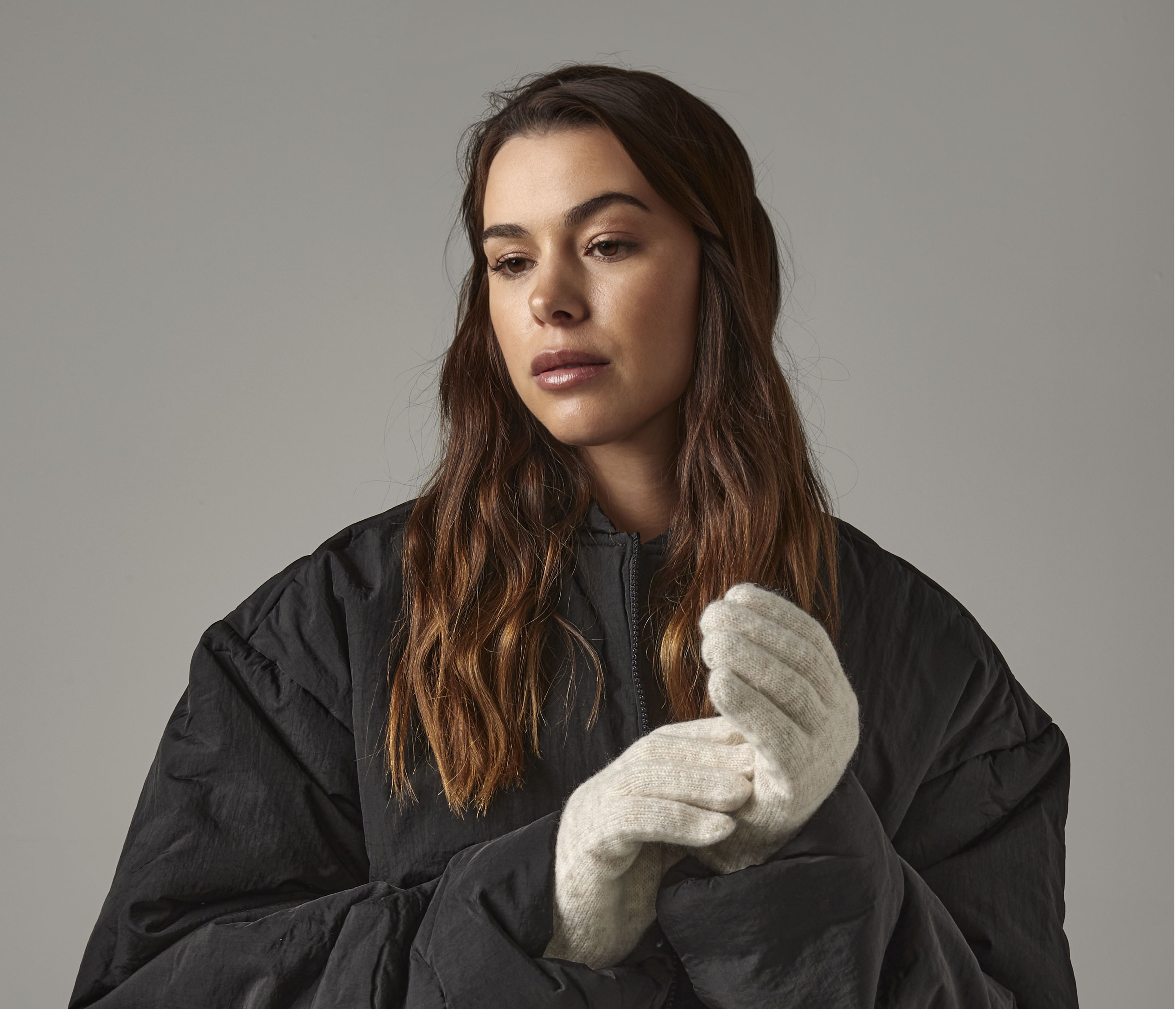 COSY RIBBED CUFF GLOVES