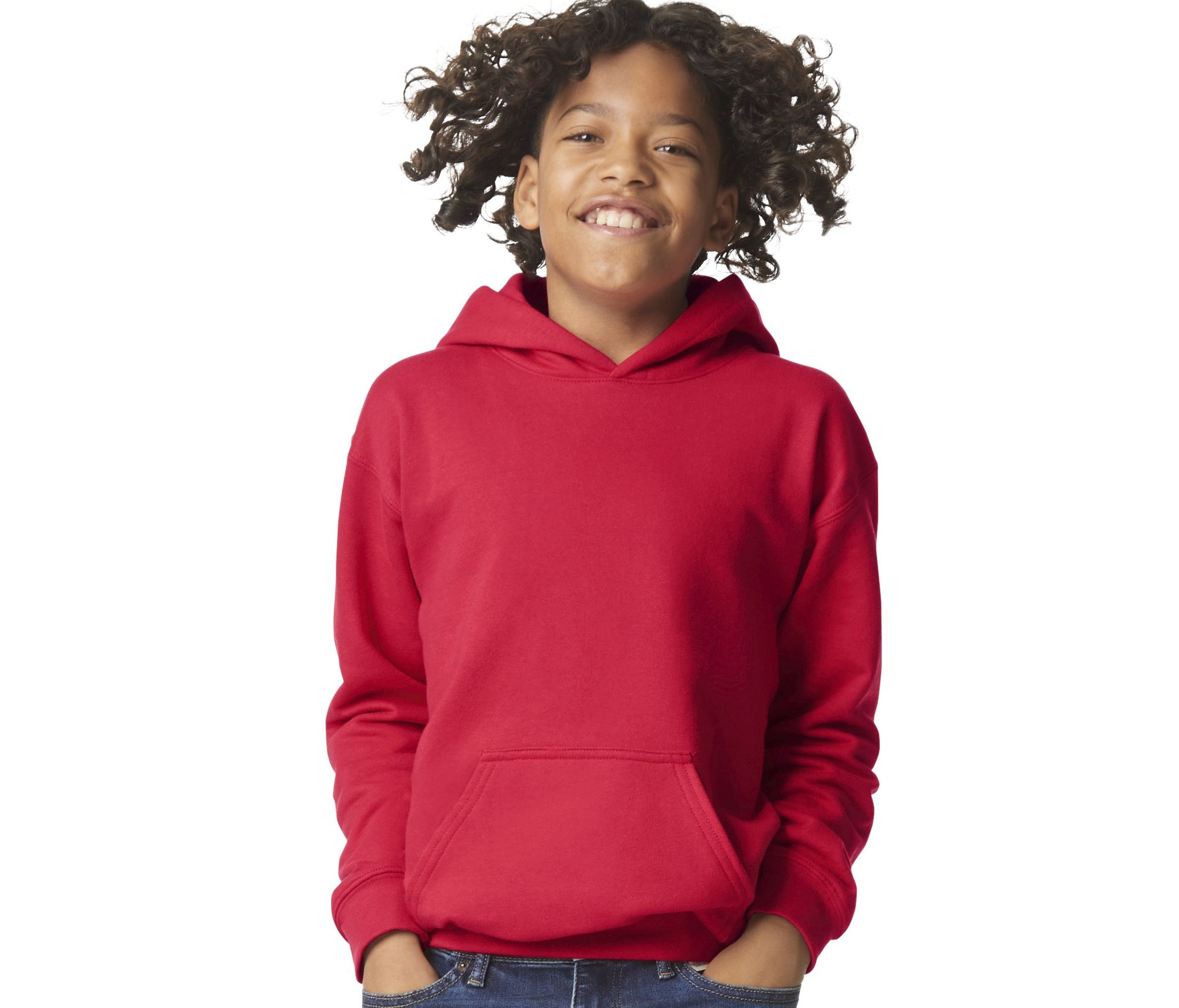 SOFTSTYLE® MIDWEIGHT FLEECE YOUTH HOODIE