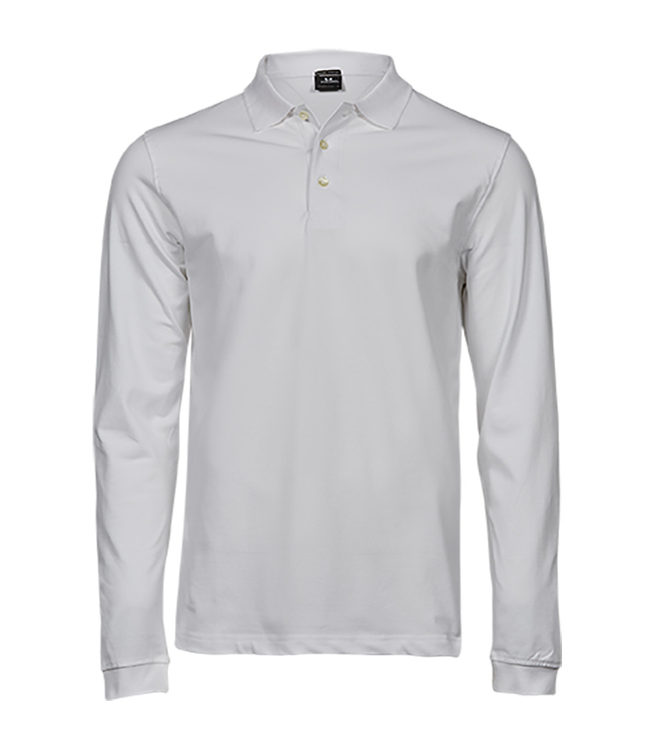 LUXURY STRETCH LONG SLEEVE POLO