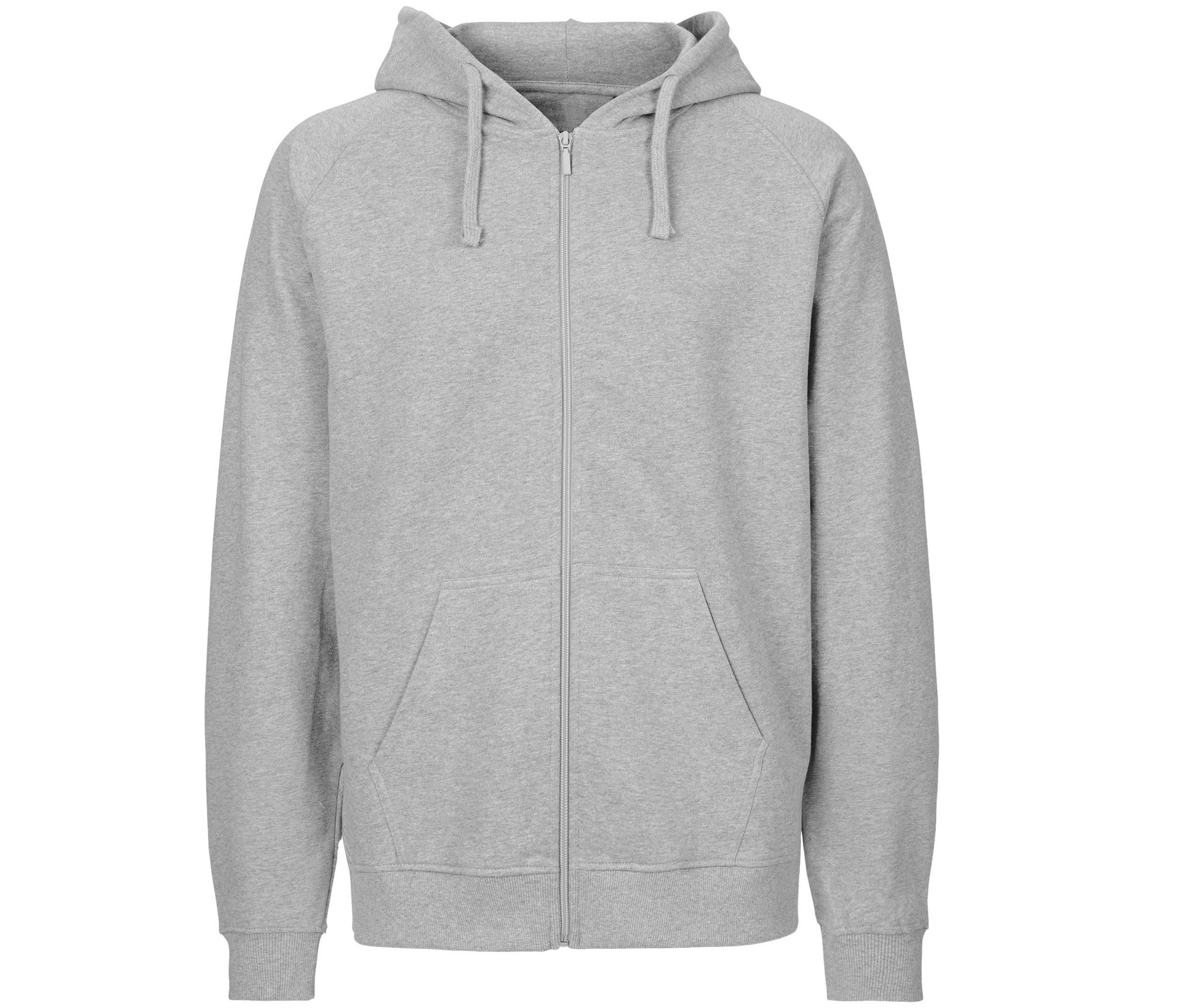 UNISEX TIGER COTTON HOODIE WITH ZIP