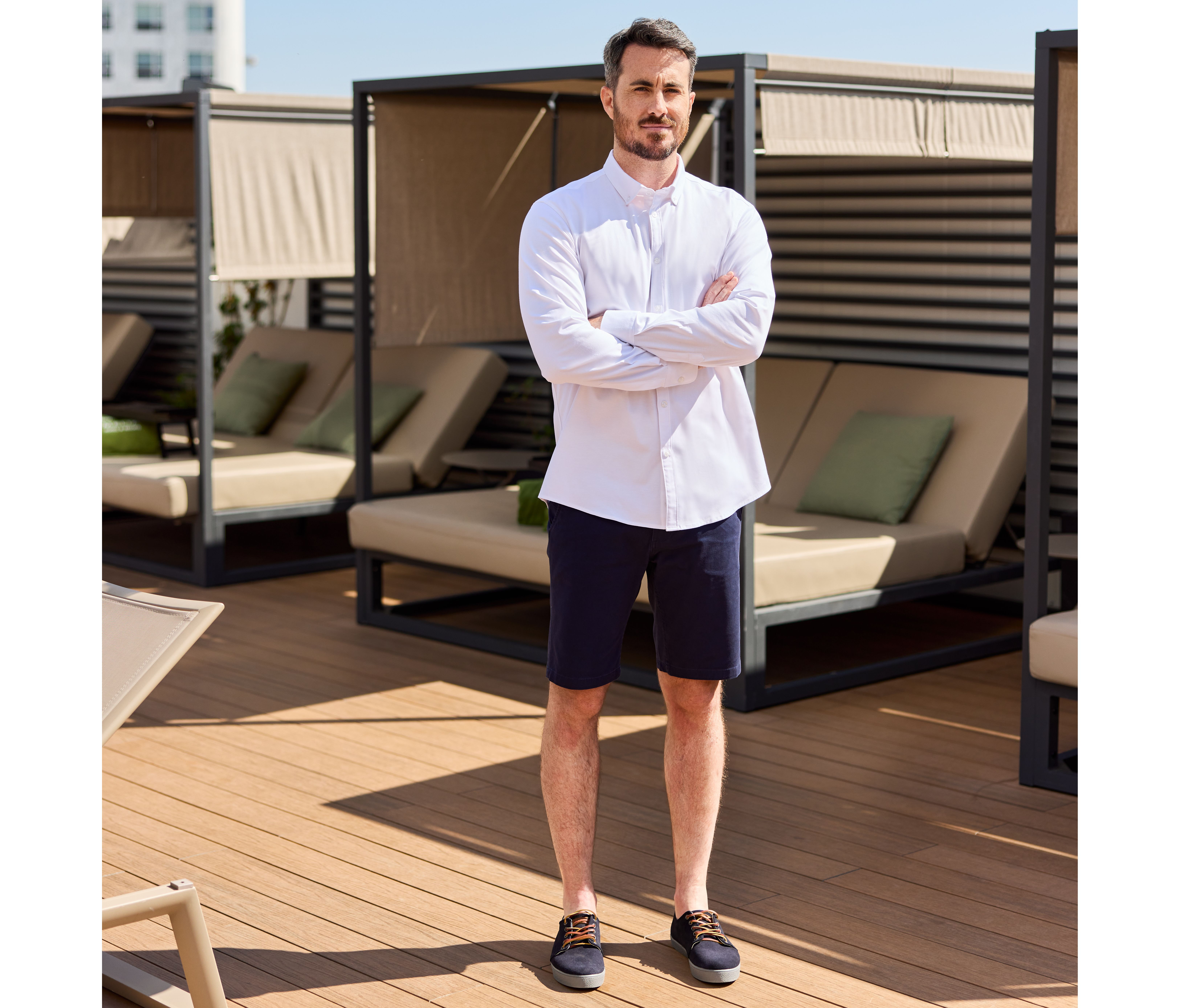 BERMUDA CHINO STRETCH UNISEXE