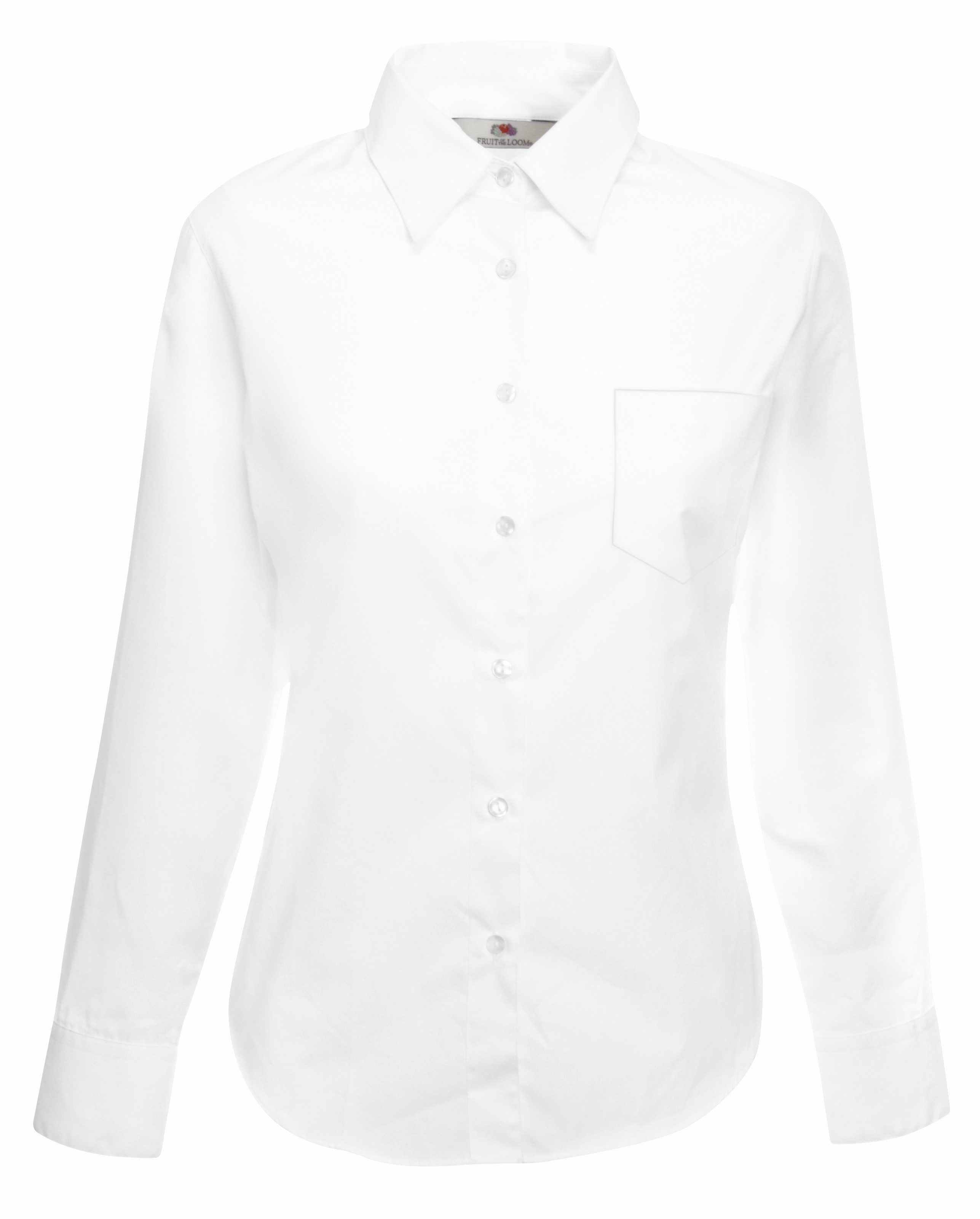 LADIES LONG SLEEVE POPLIN SHIRT