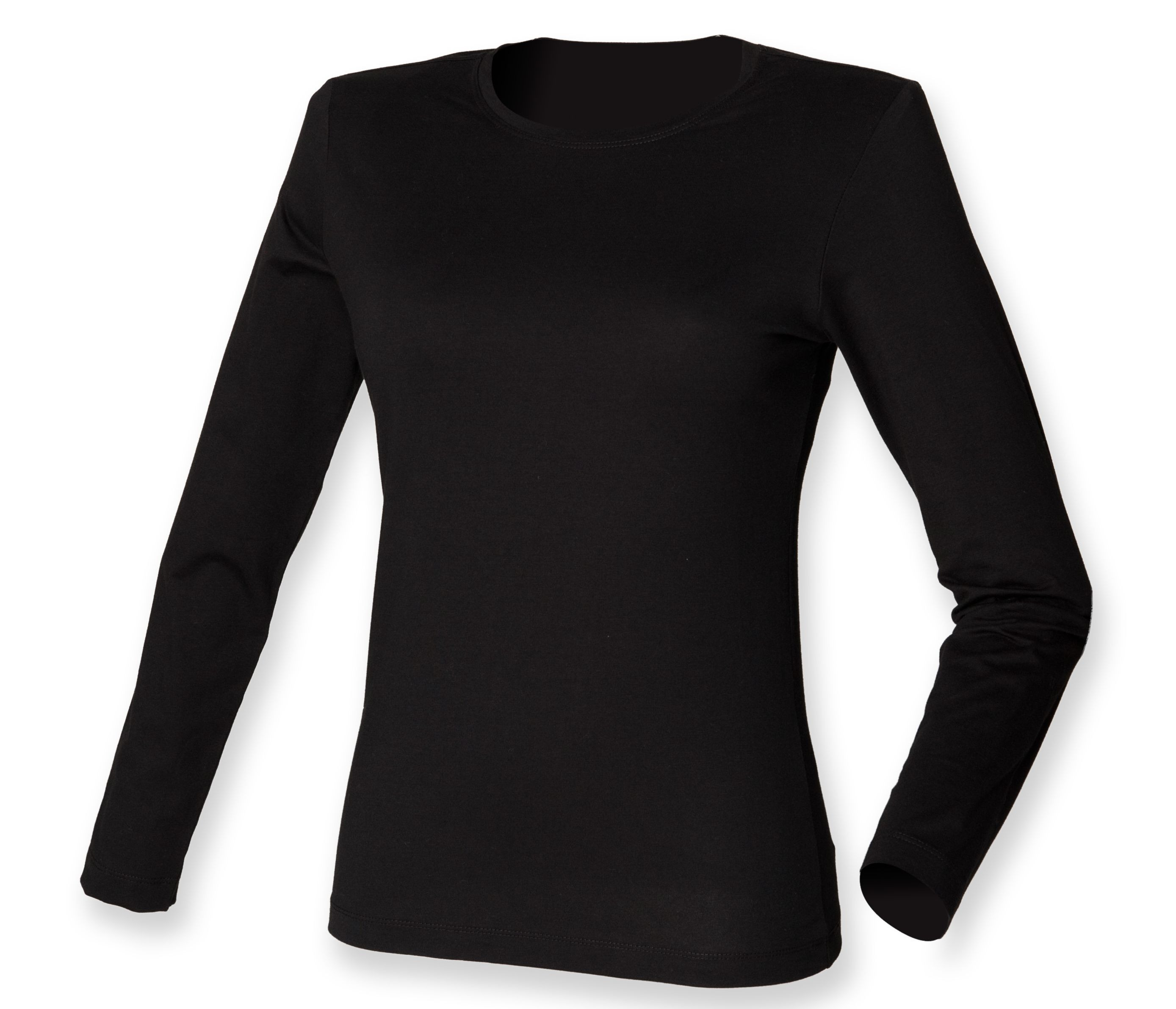 LADIES FEEL GOOD LONG SLEEVED STRETCH T