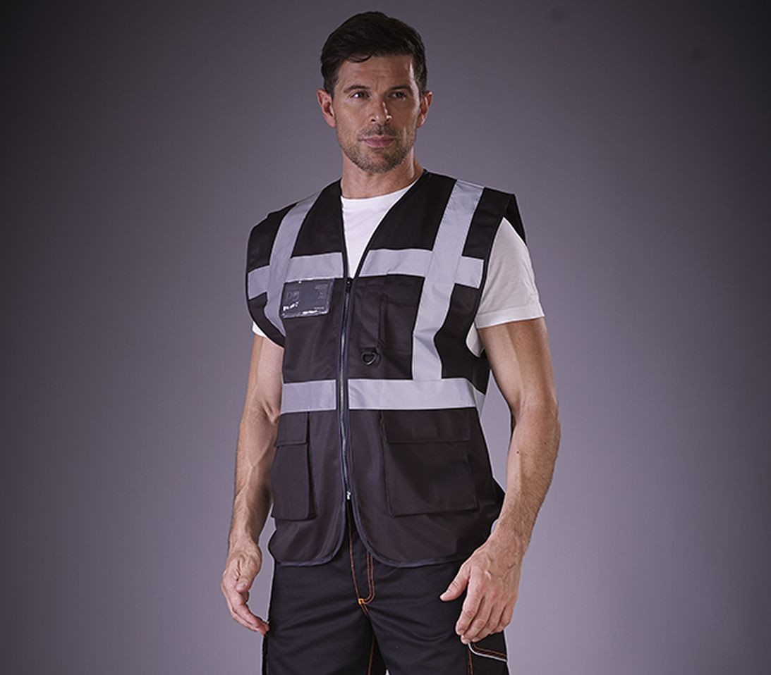 MULTI-FUNCTIONAL EXECUTIVE HI-VIS WAISTCOAT