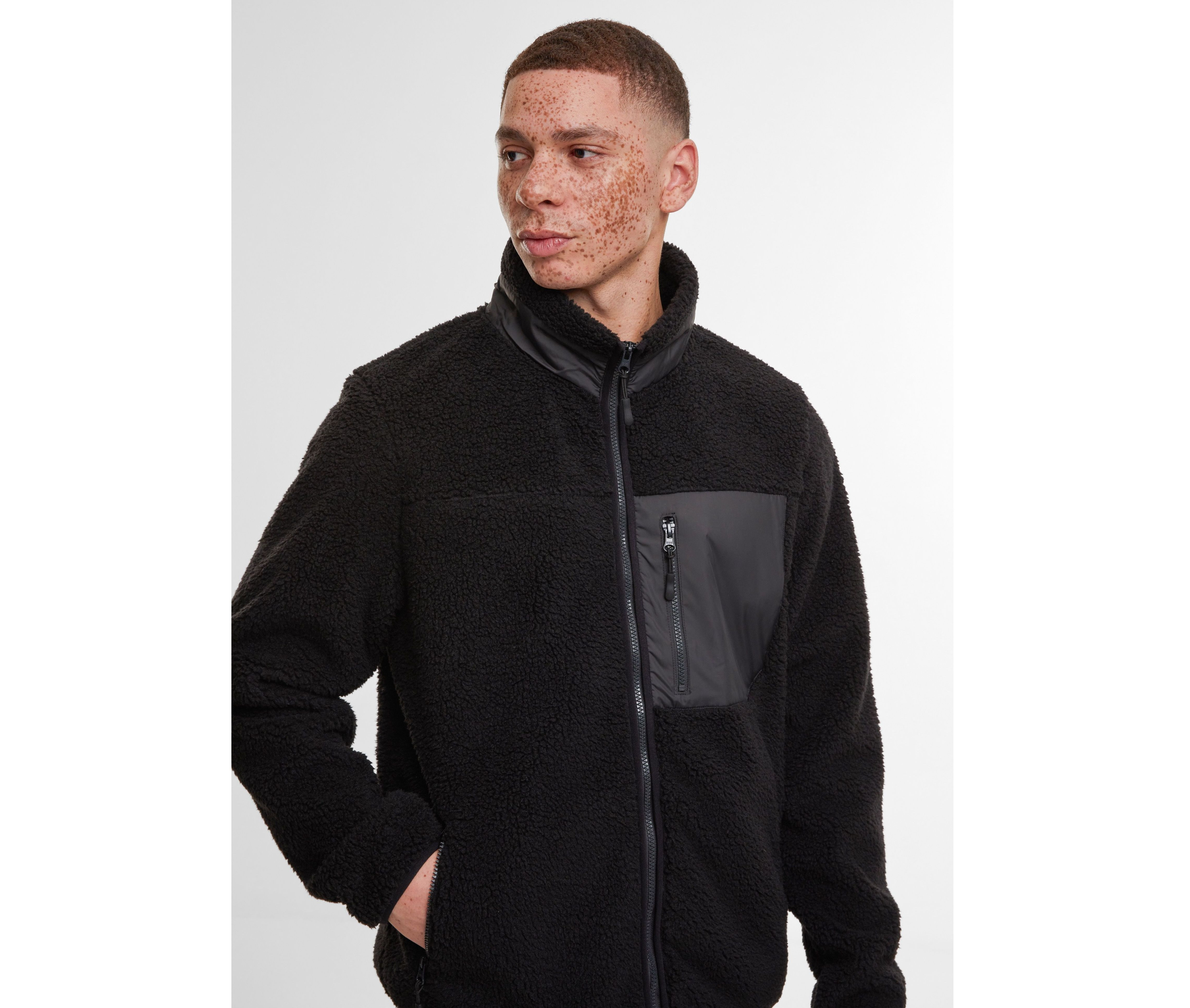 BONDED SHERPA JACKET