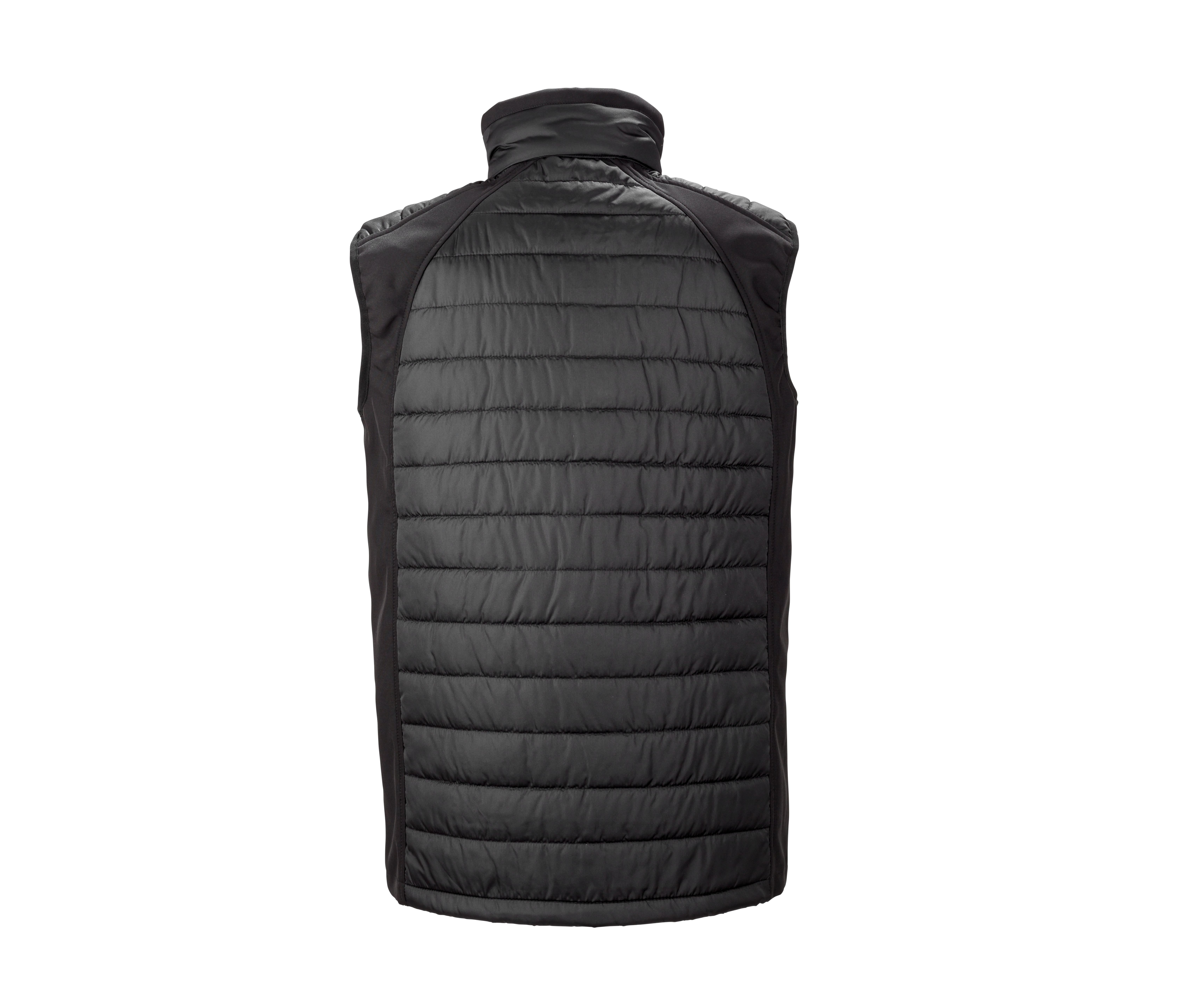 BLACK COMPASS PADDED SOFTSHELL GILET