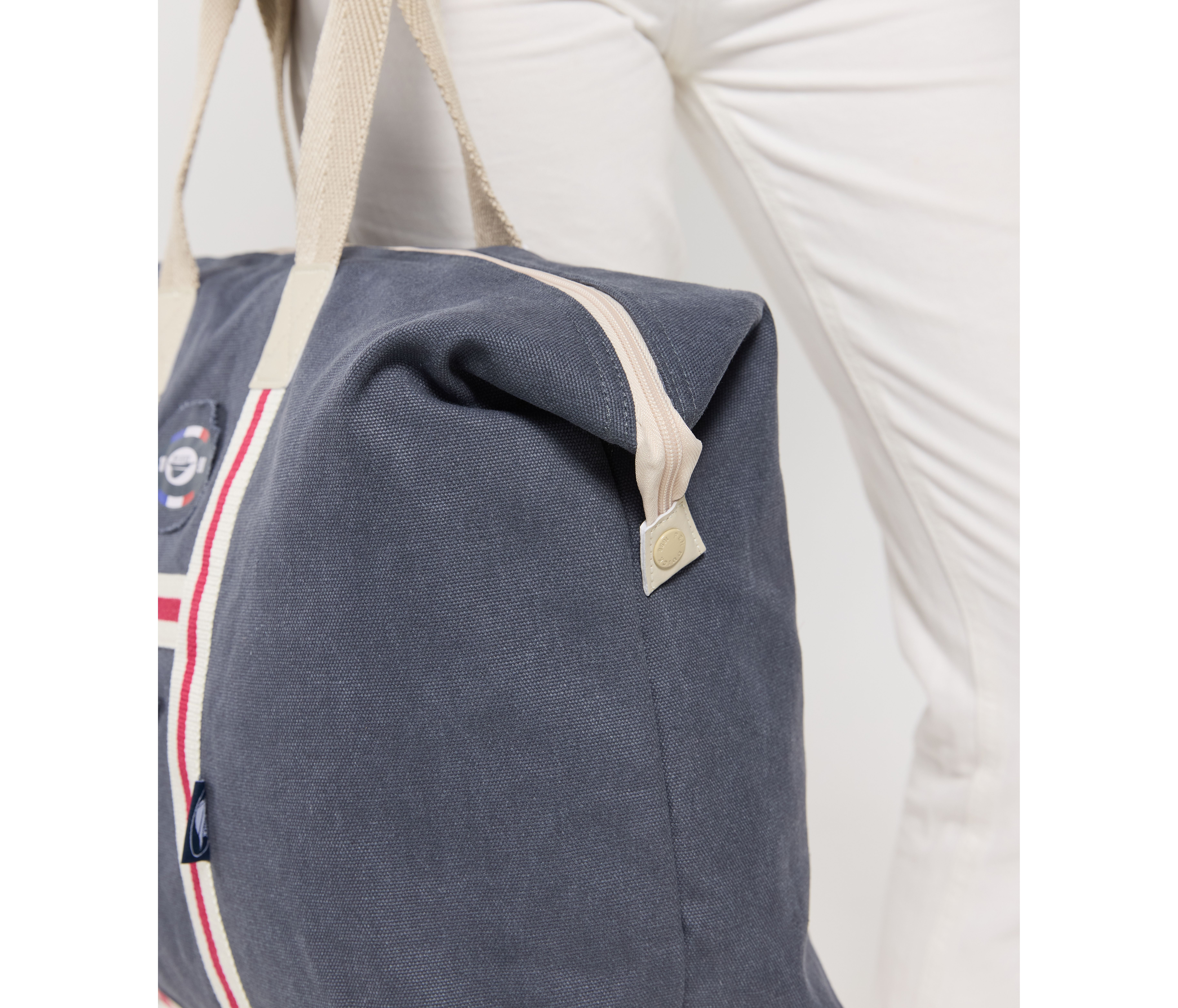 VINTAGE BIG SHOPPING BAG CANVAS