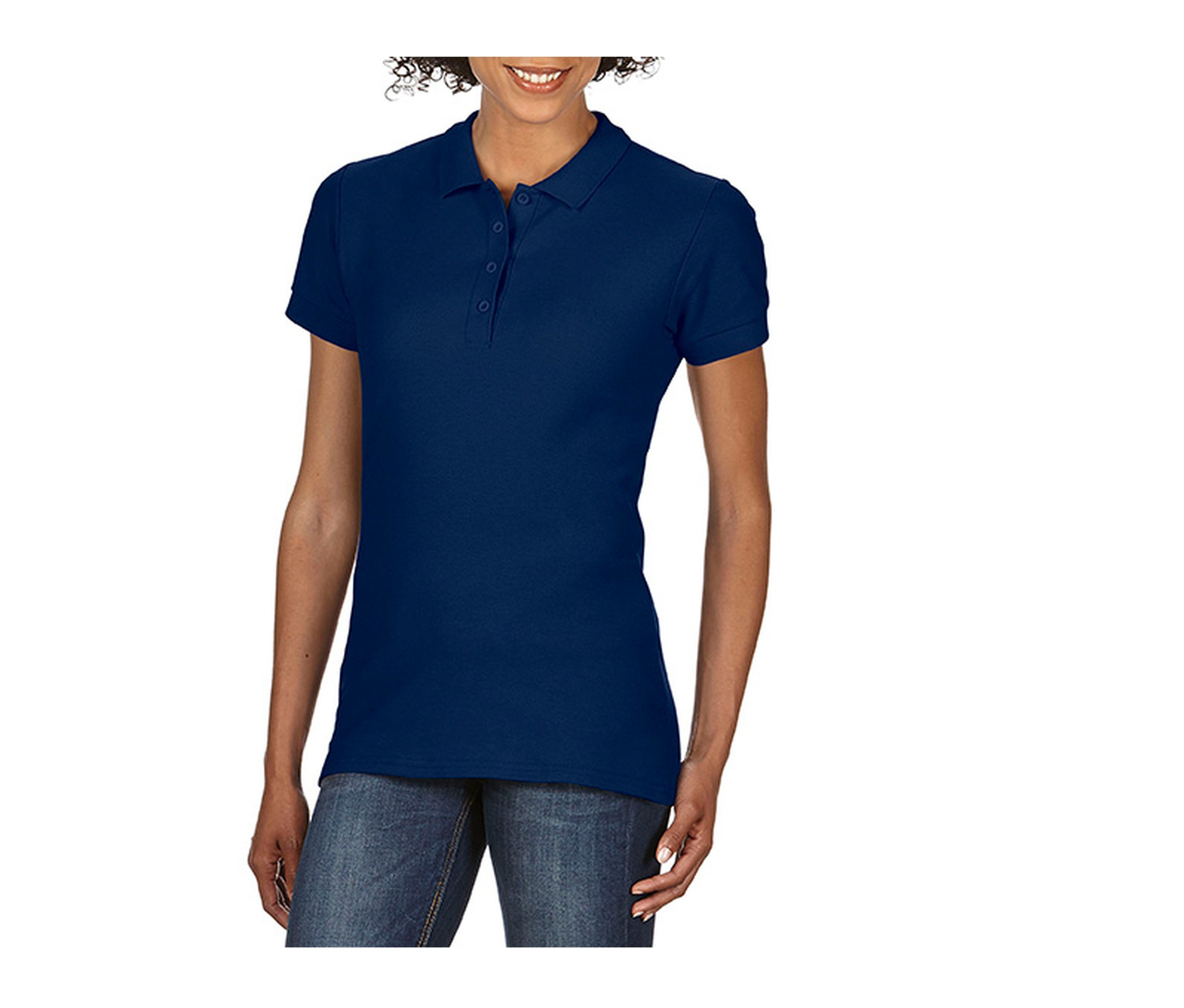 SOFTSTYLE® DOUBLE PIQUÉ POLO WOMEN