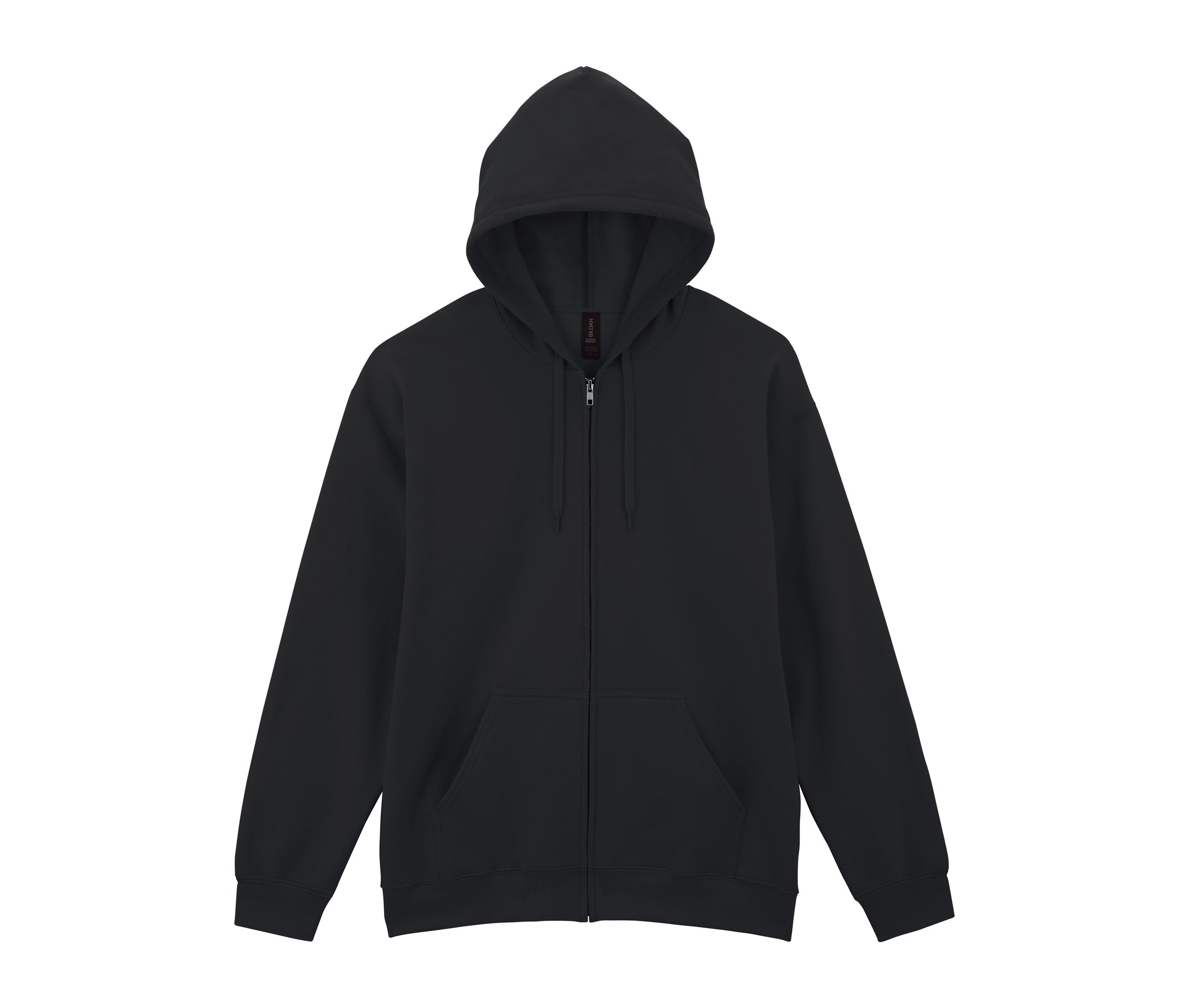 SOFTSTYLE MIDWEIGHT FLEECE ADULT FULL ZIP HOODED SWEATSHIRT