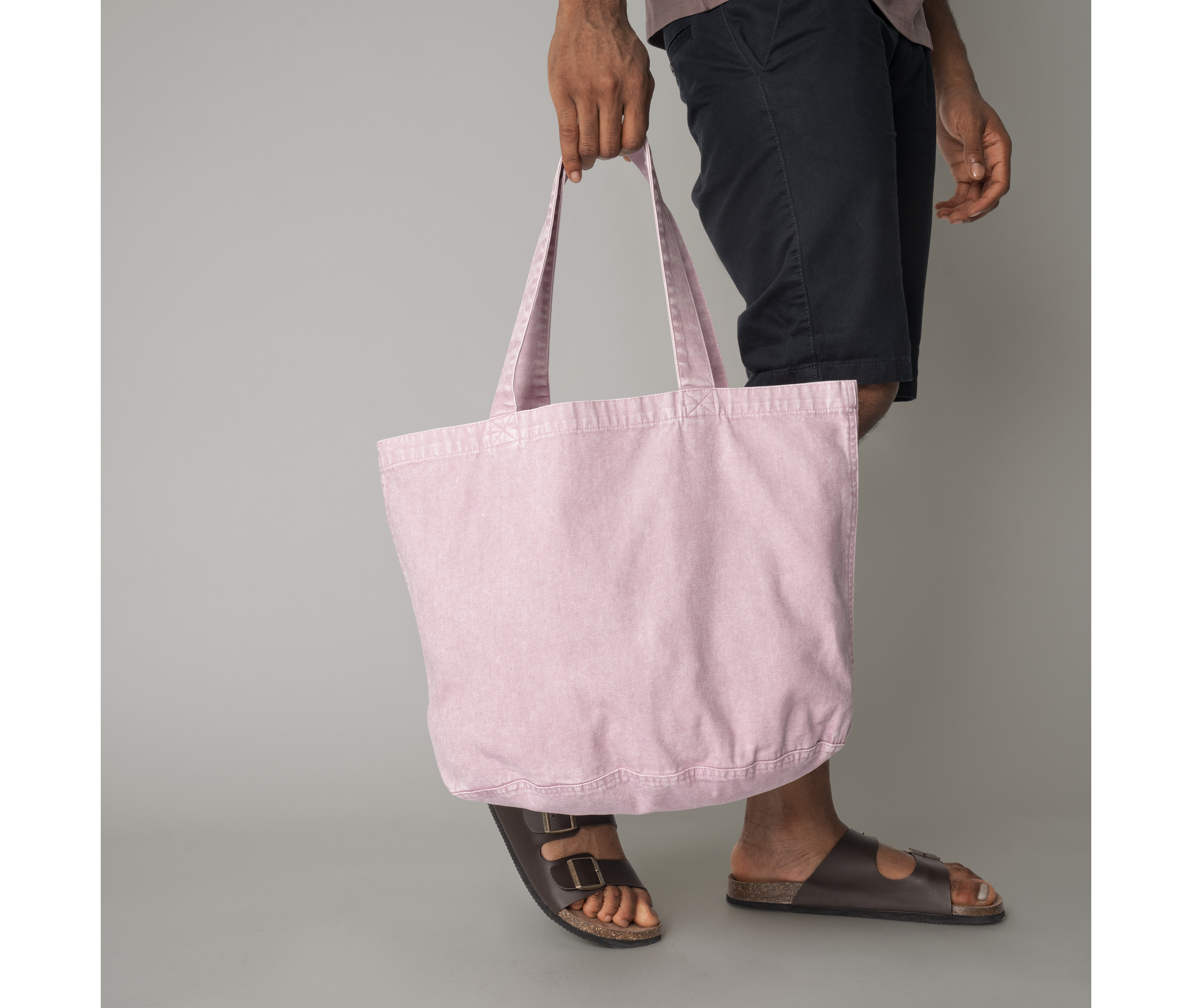 GARMENT DYED SHOPPER
