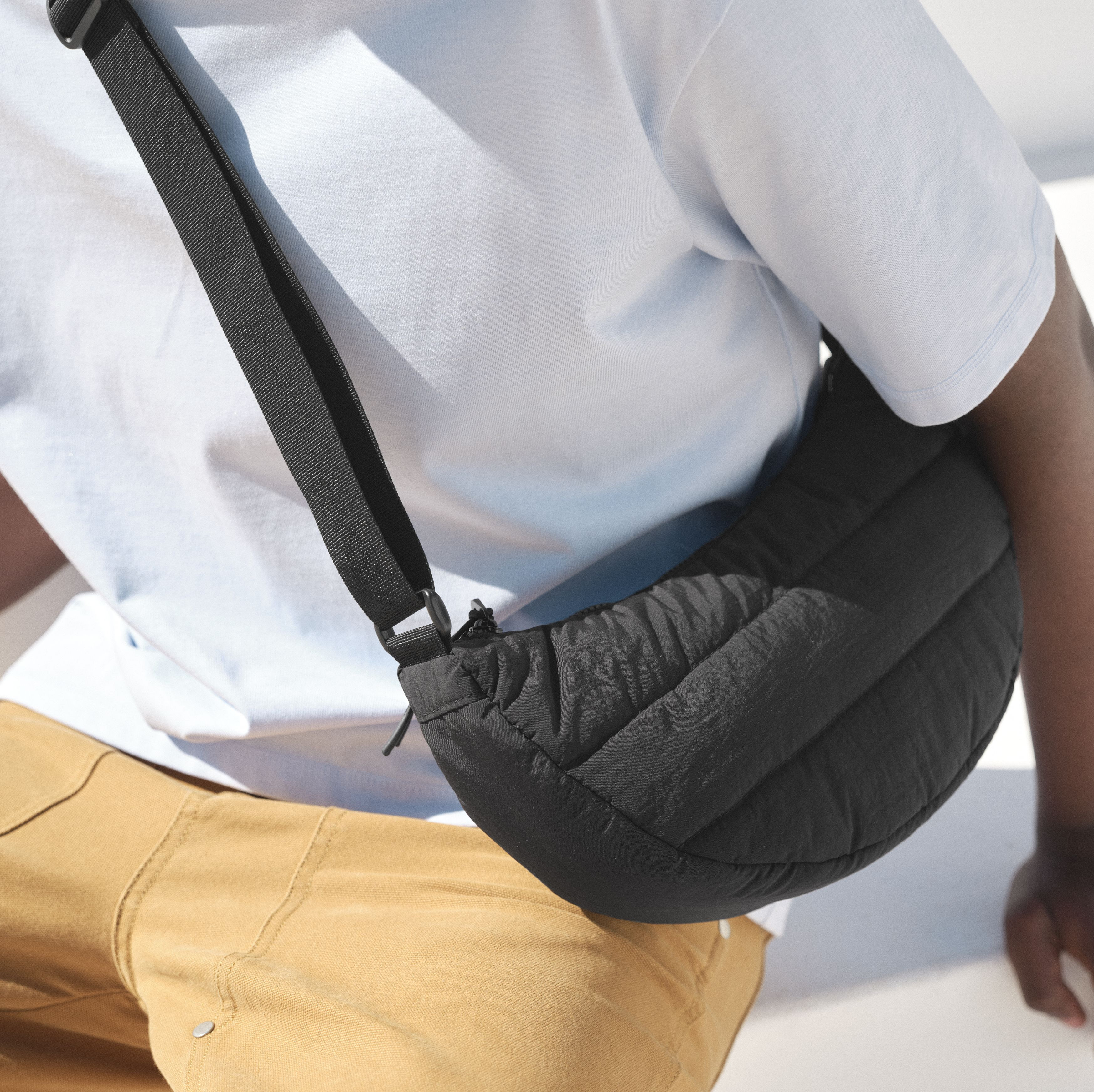 QUILTED CROSS BODY BAG