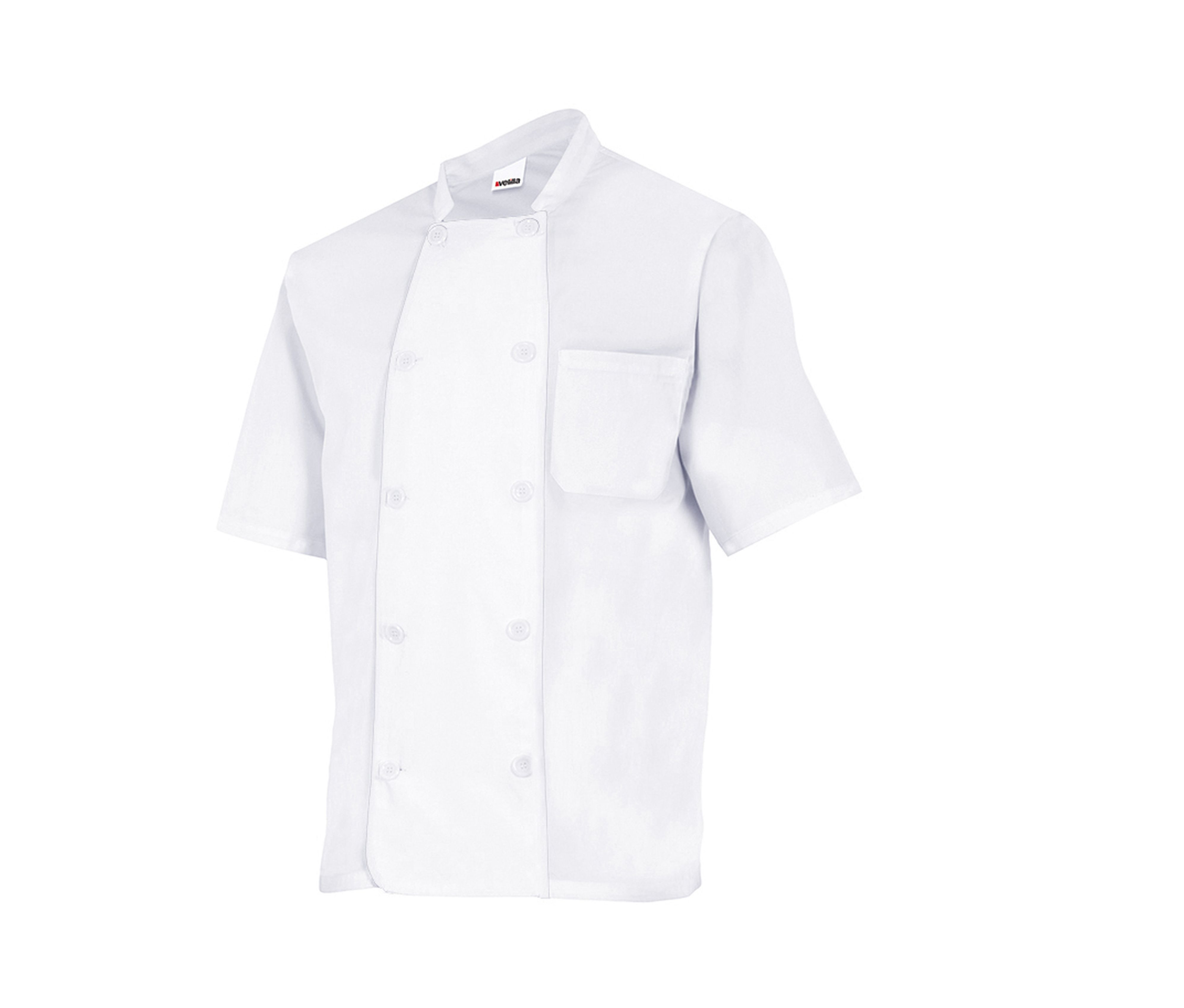 VESTE DE CUISINIER MANCHES COURTES
