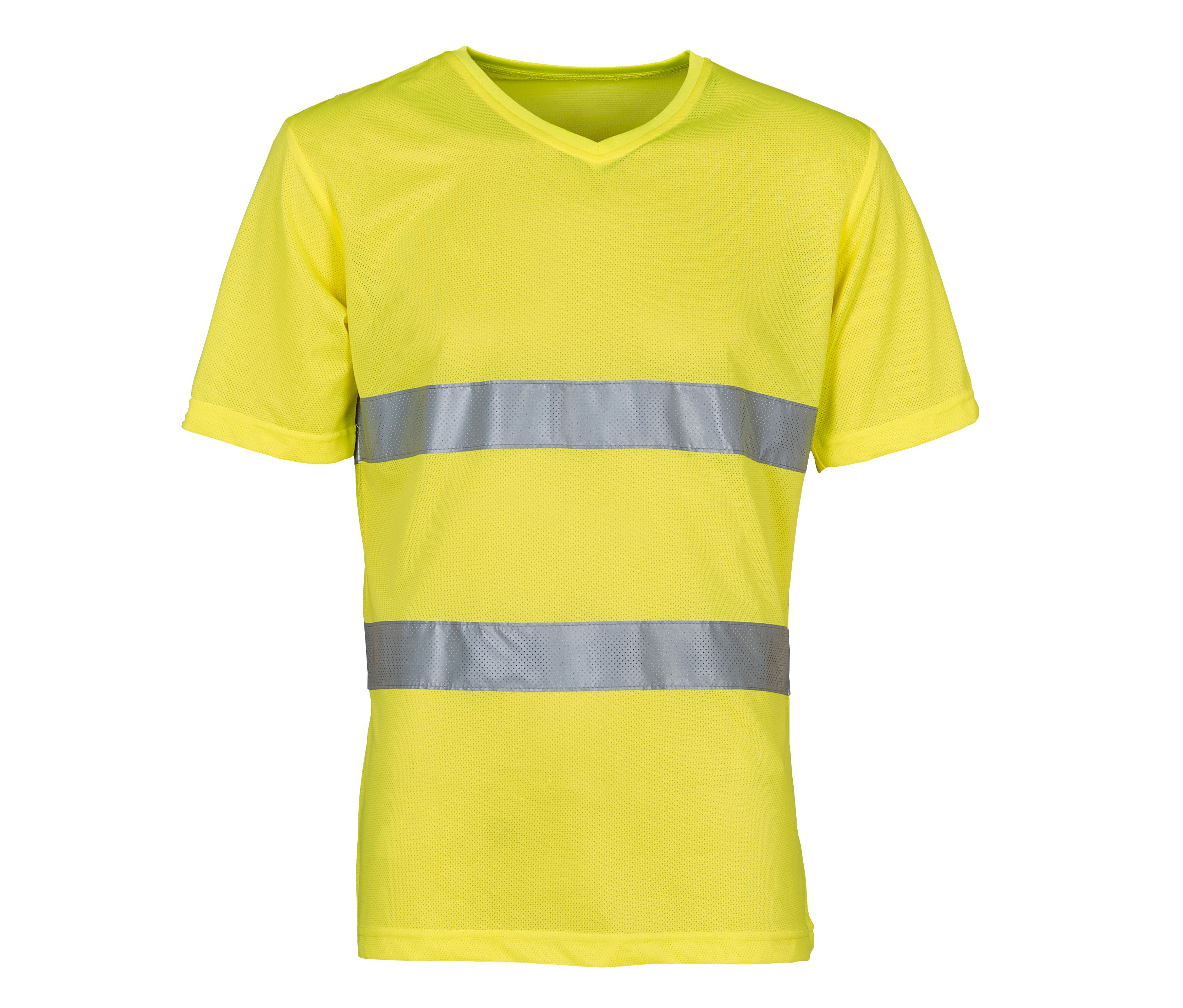HI-VIS TOP COOL V-NECK T-SHIRT