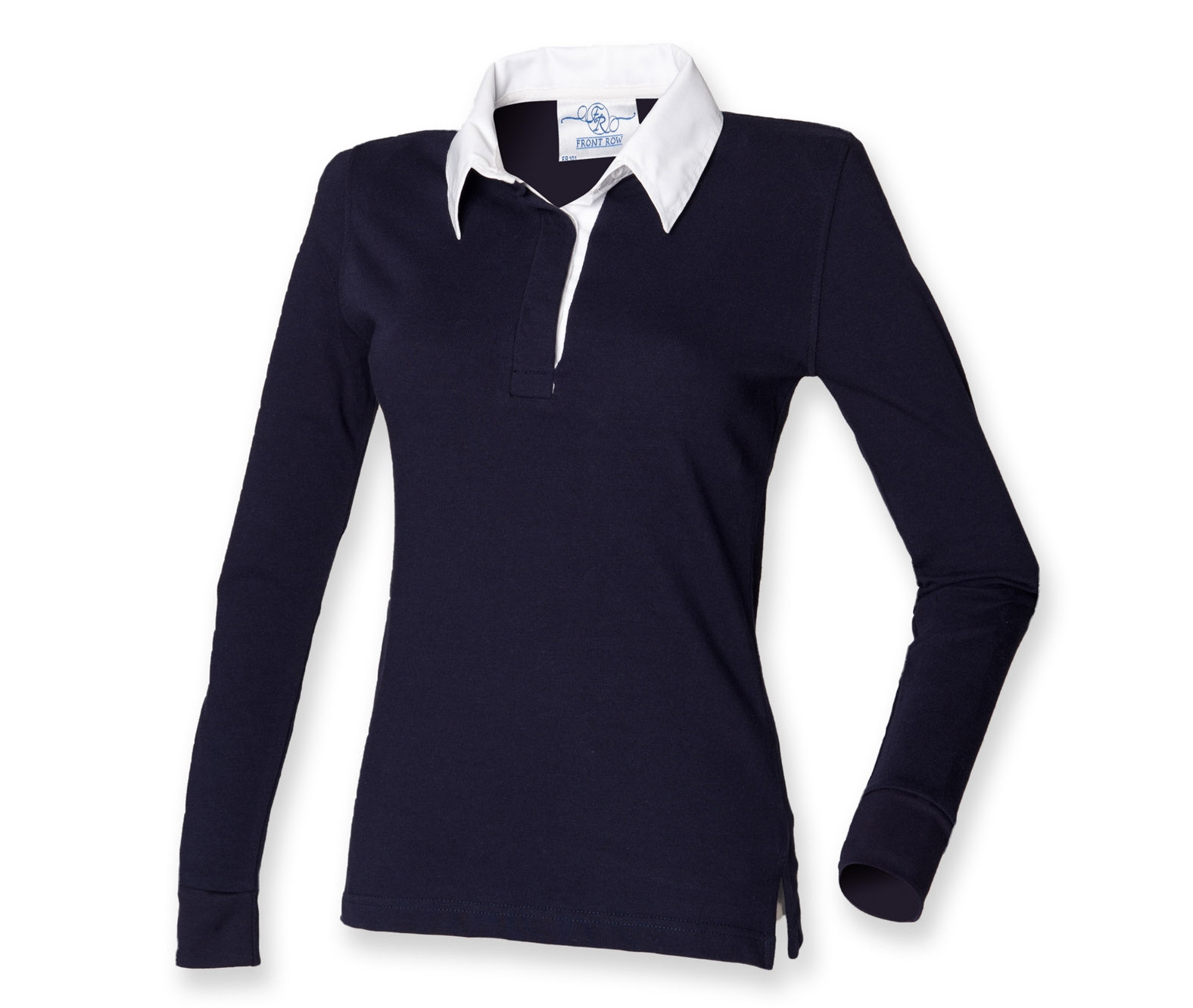 LADIE'S LONG SLEEVED PLAIN RUGBY SHIRT