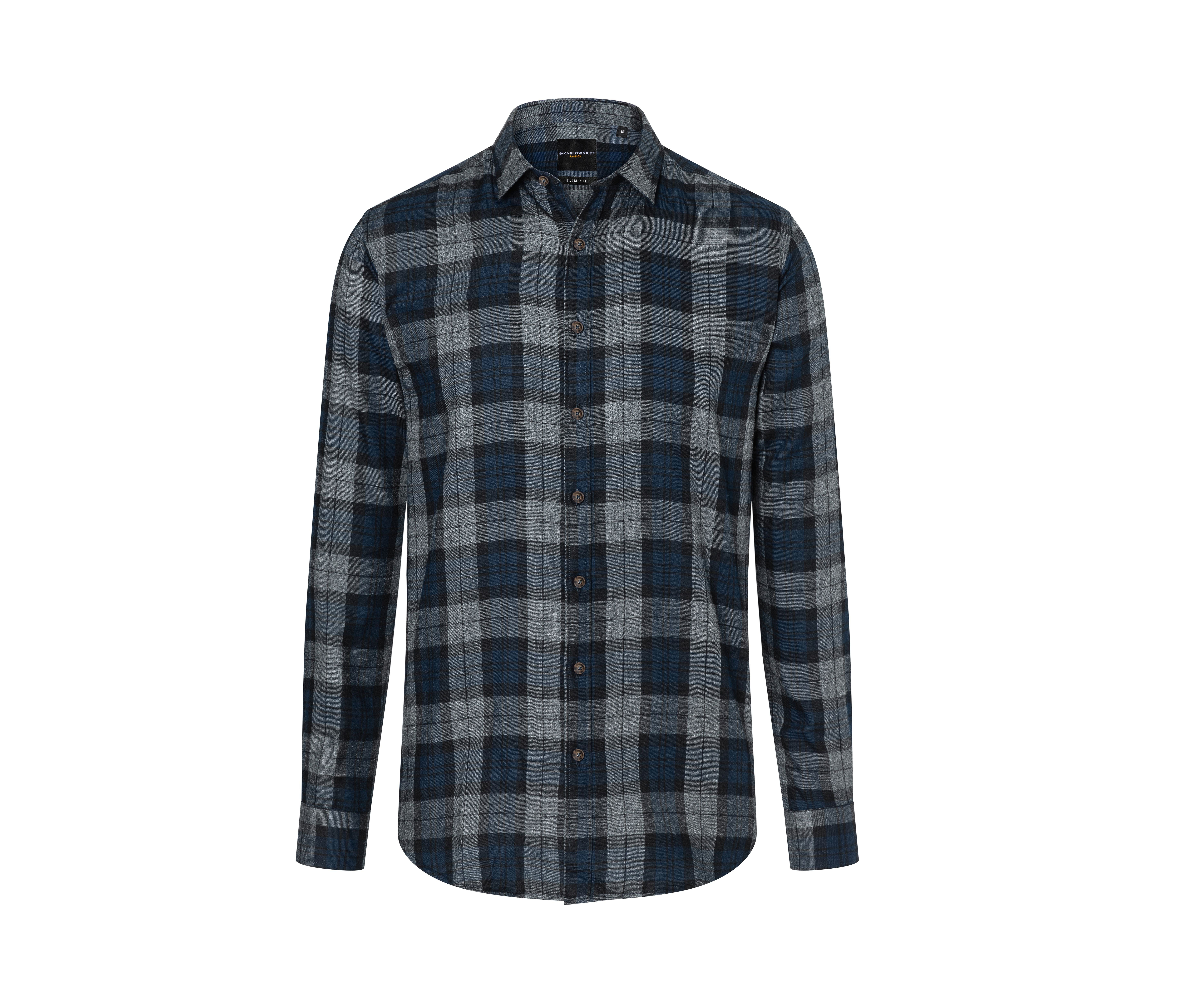 MEN'S CHECKED SHIRT URBAN-STYLE