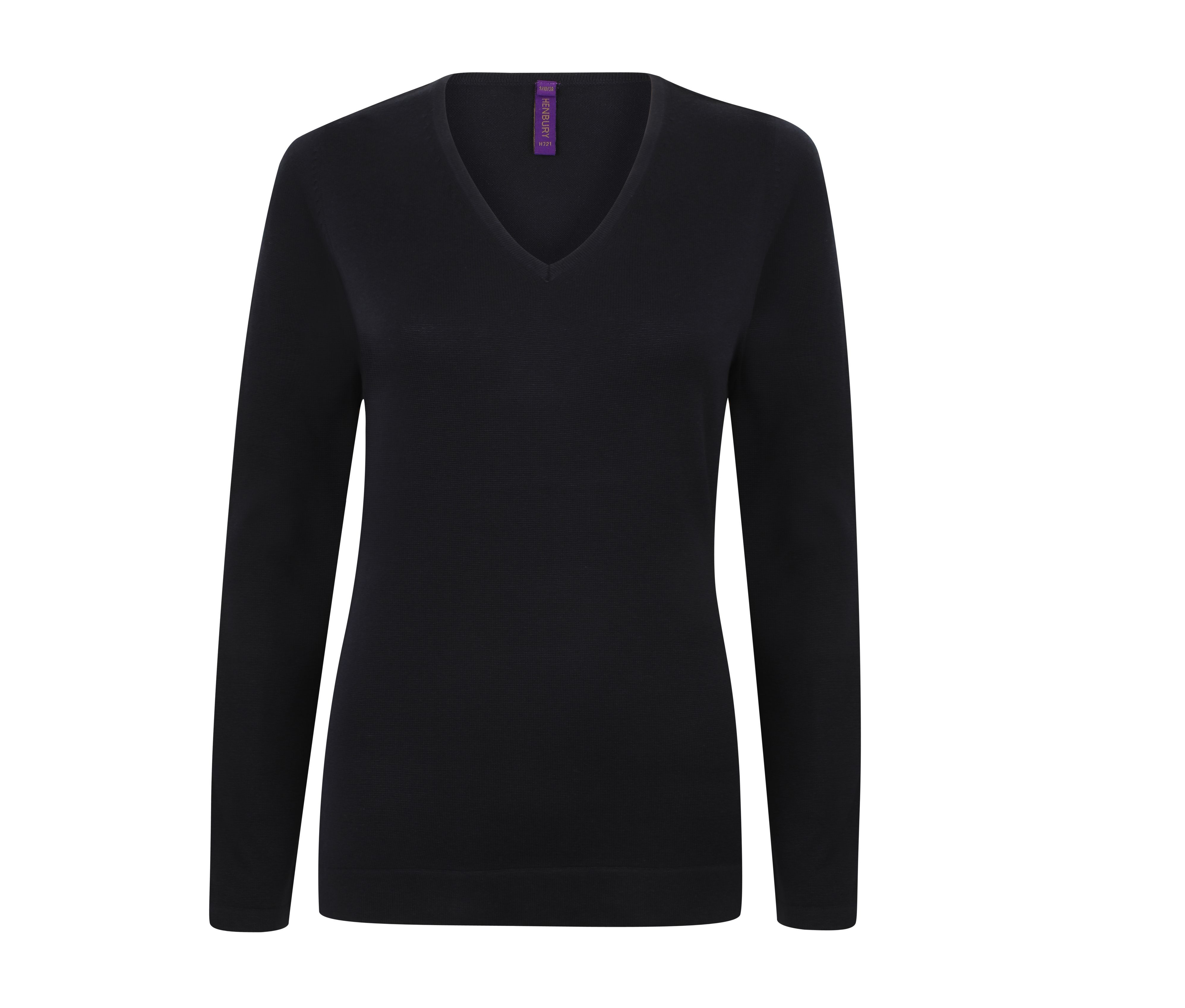 LADIES' V-NECK JUMPER