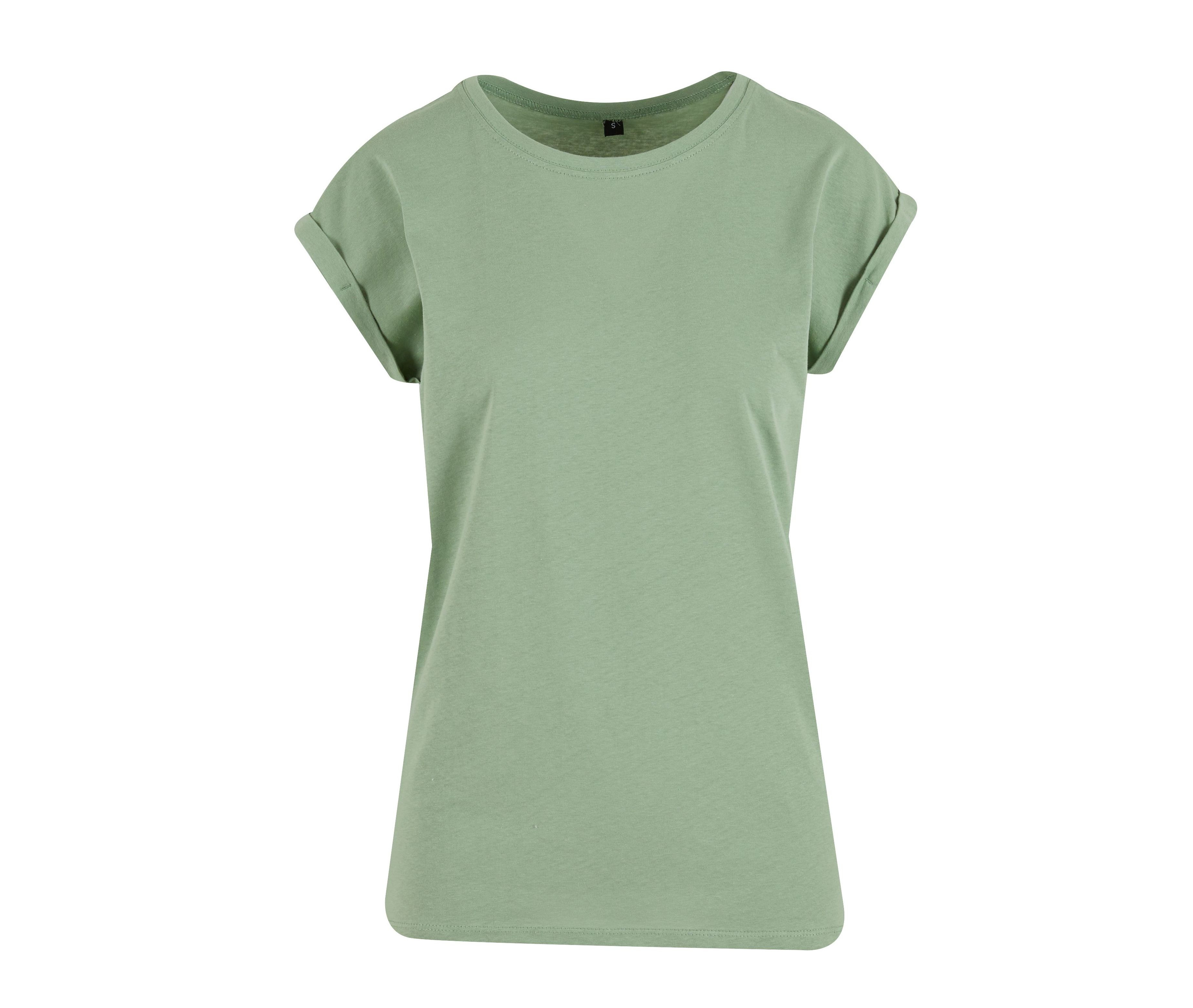 LADIES EXTENDED SHOULDER TEE