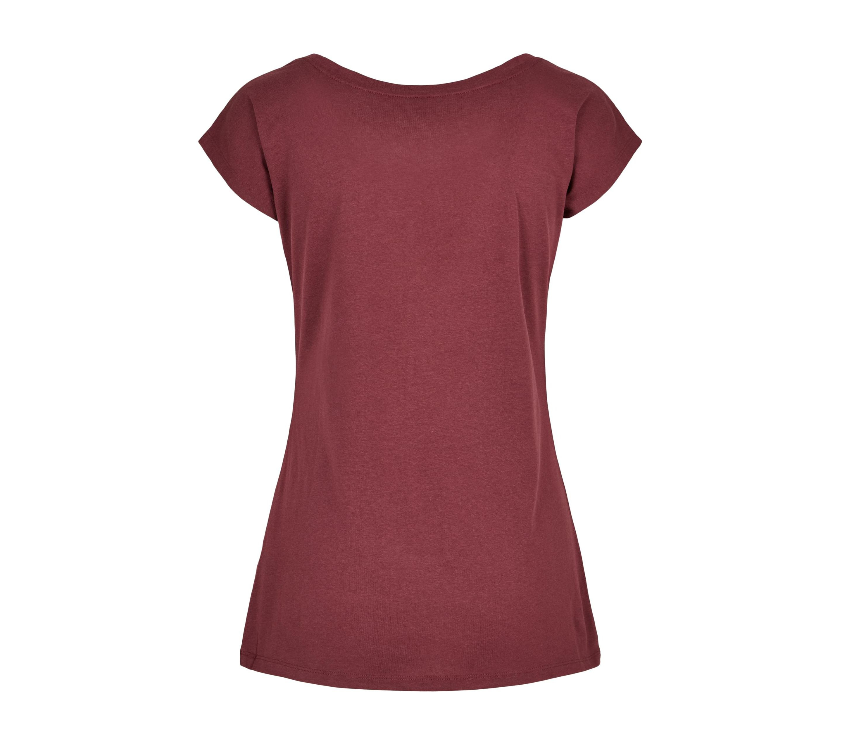 LADIES WIDE NECK TEE