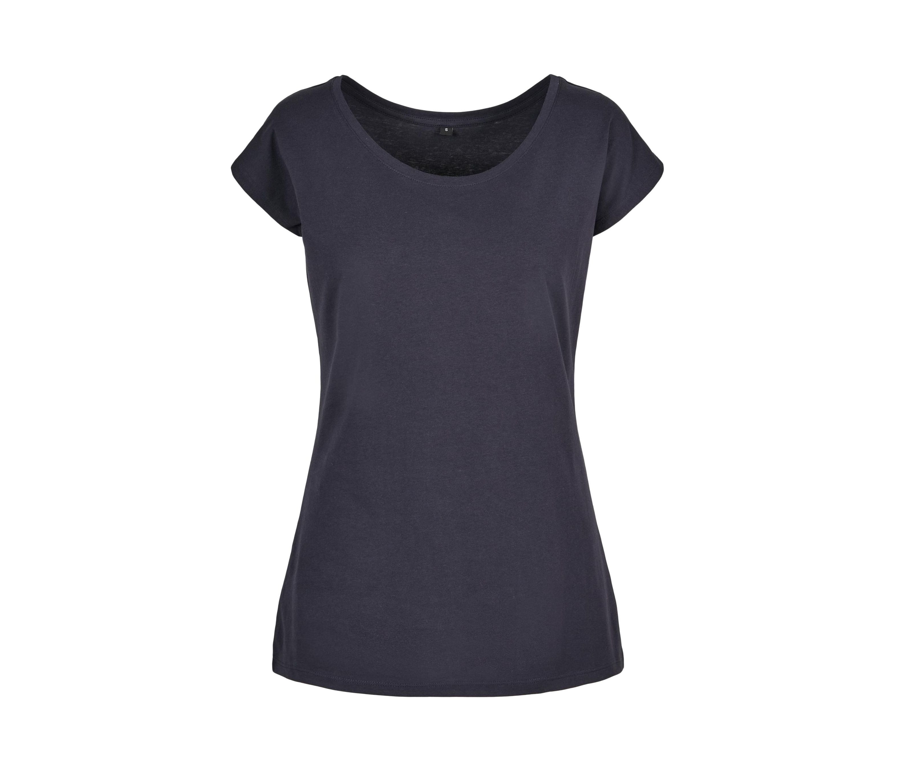 LADIES WIDE NECK TEE