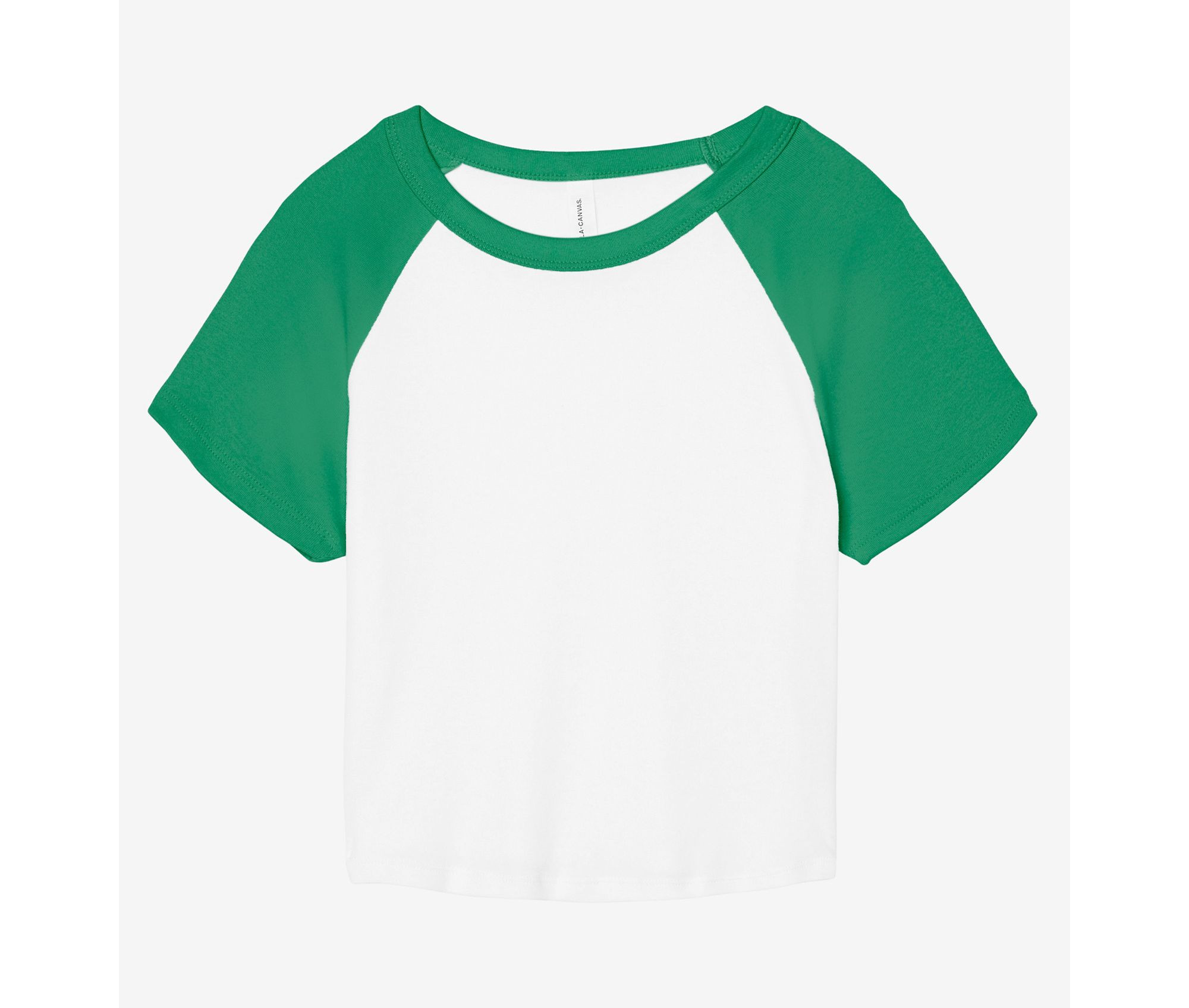 WOMEN'S MICRO RIB RAGLAN BABY TEE