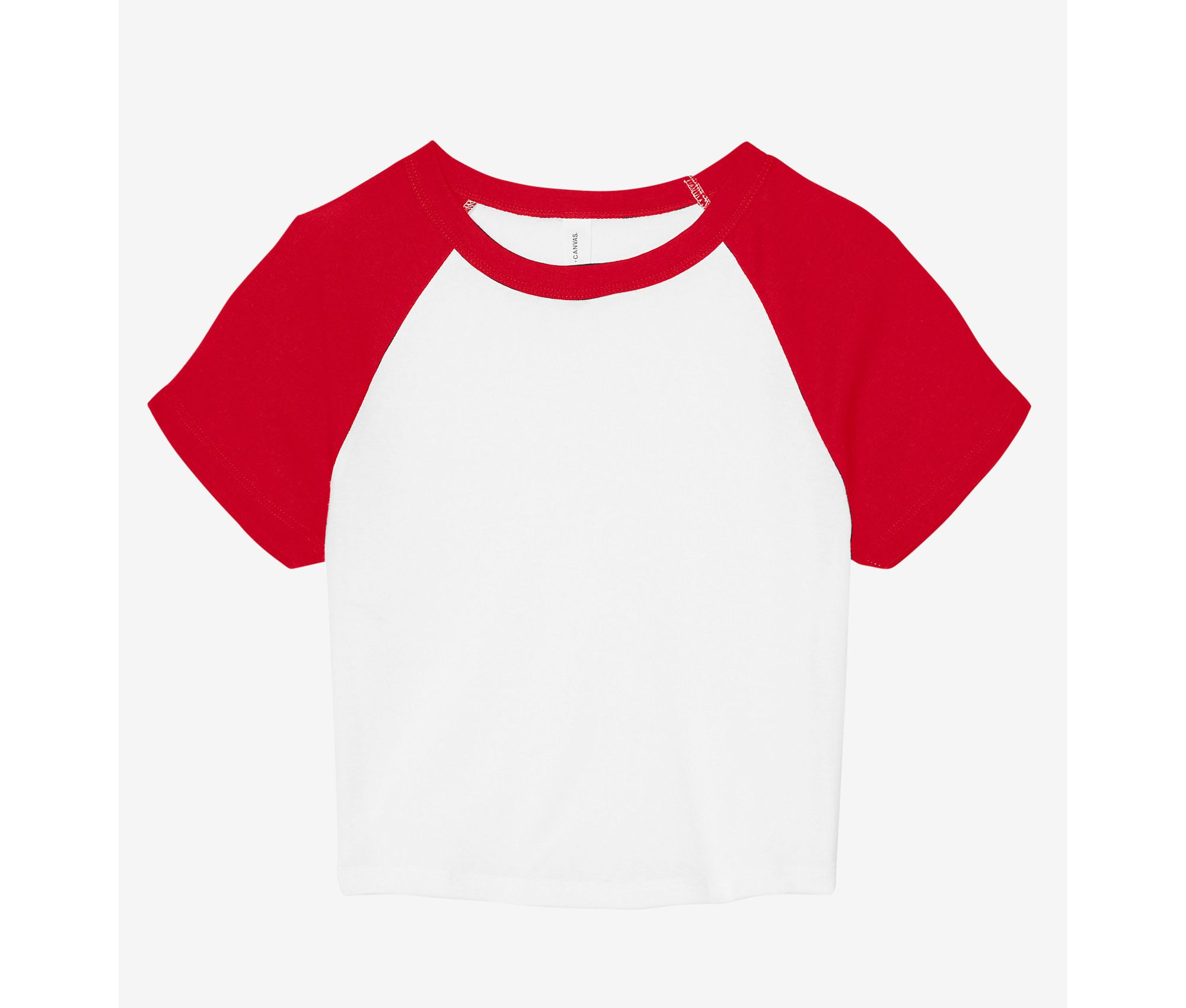 WOMEN'S MICRO RIB RAGLAN BABY TEE