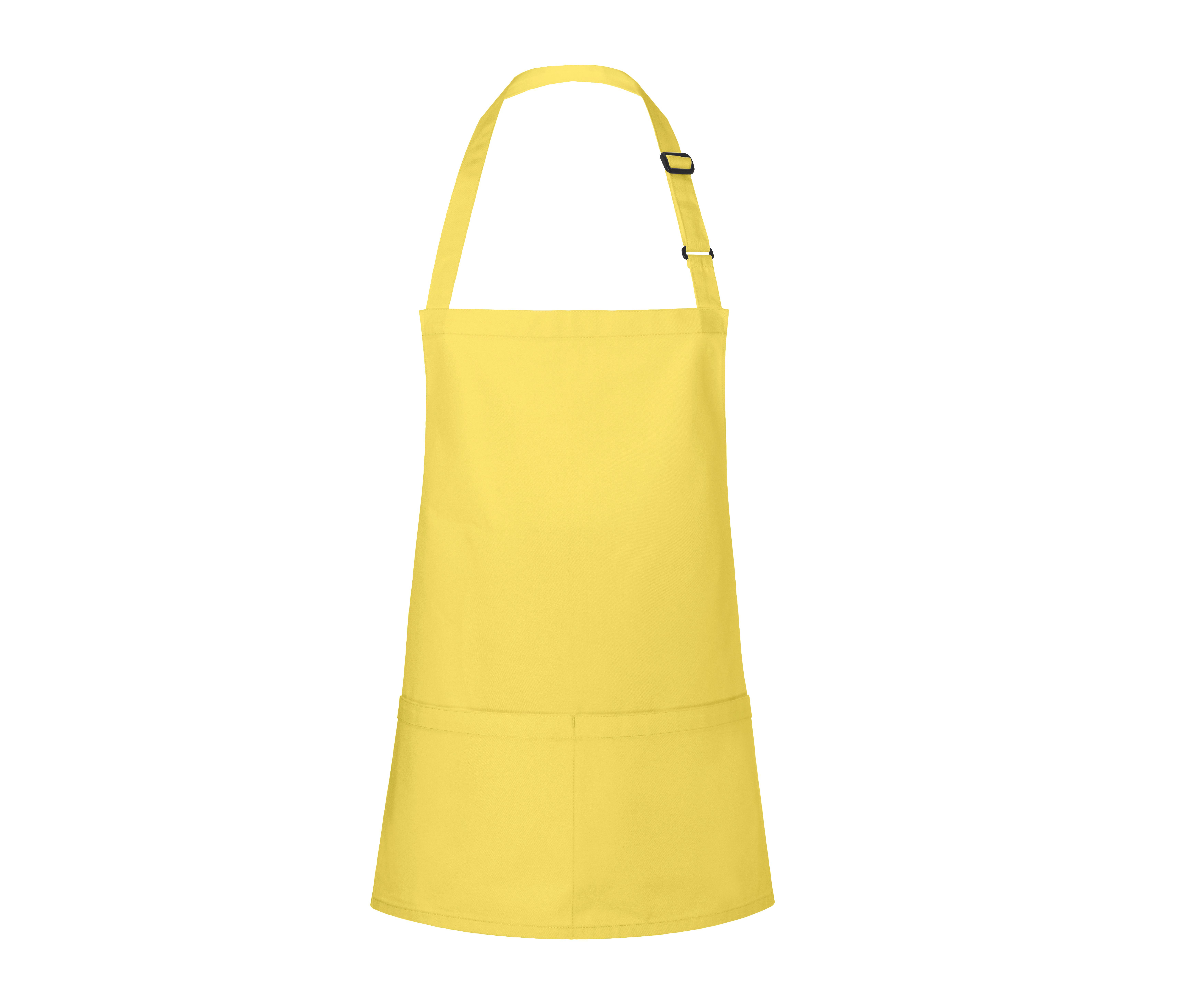 SHORT BIB APRON BASIC WITH BUCKLE AND POCKET
