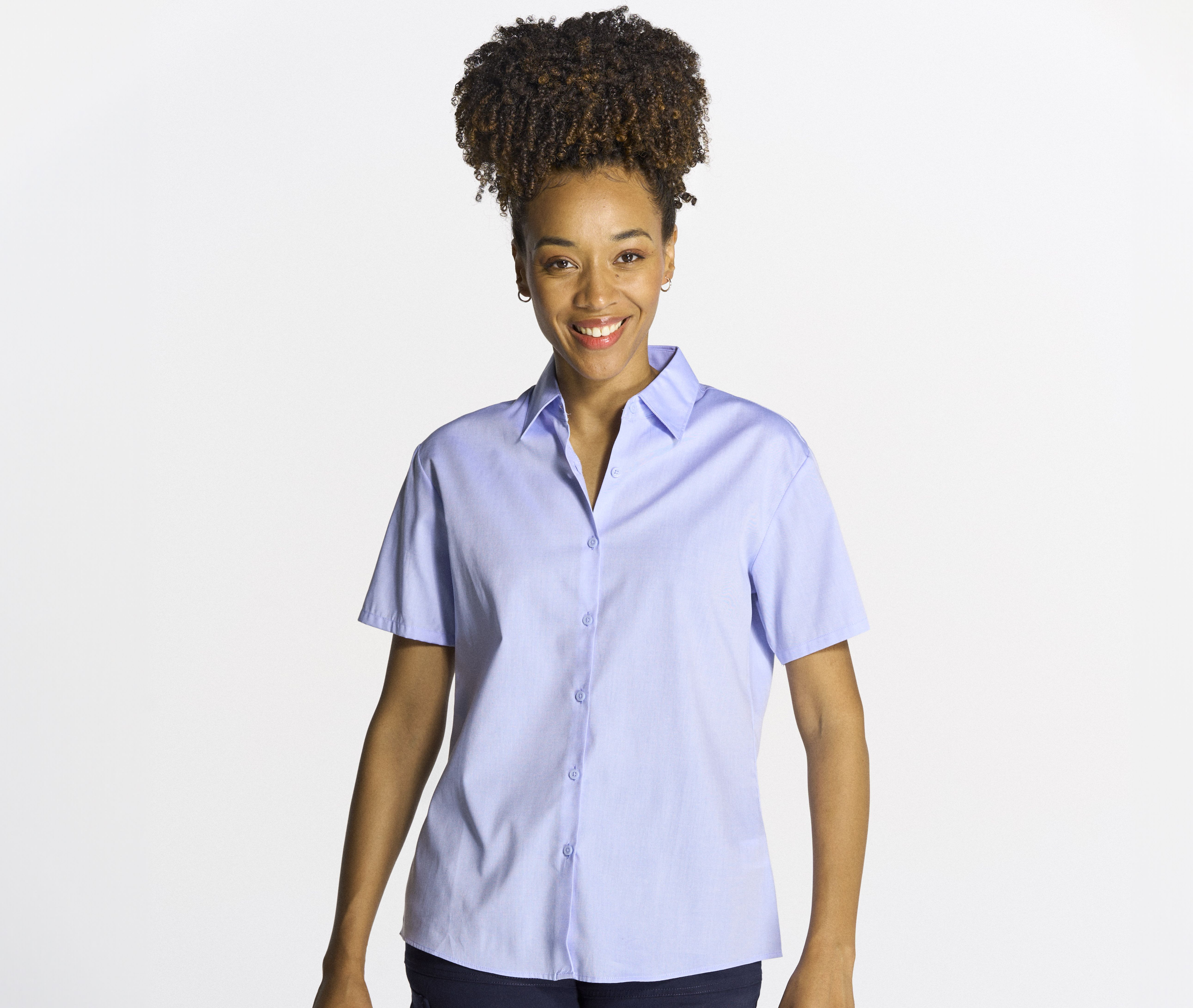 LADY CASUAL & BUSINESS SS OXFORD SHIRT