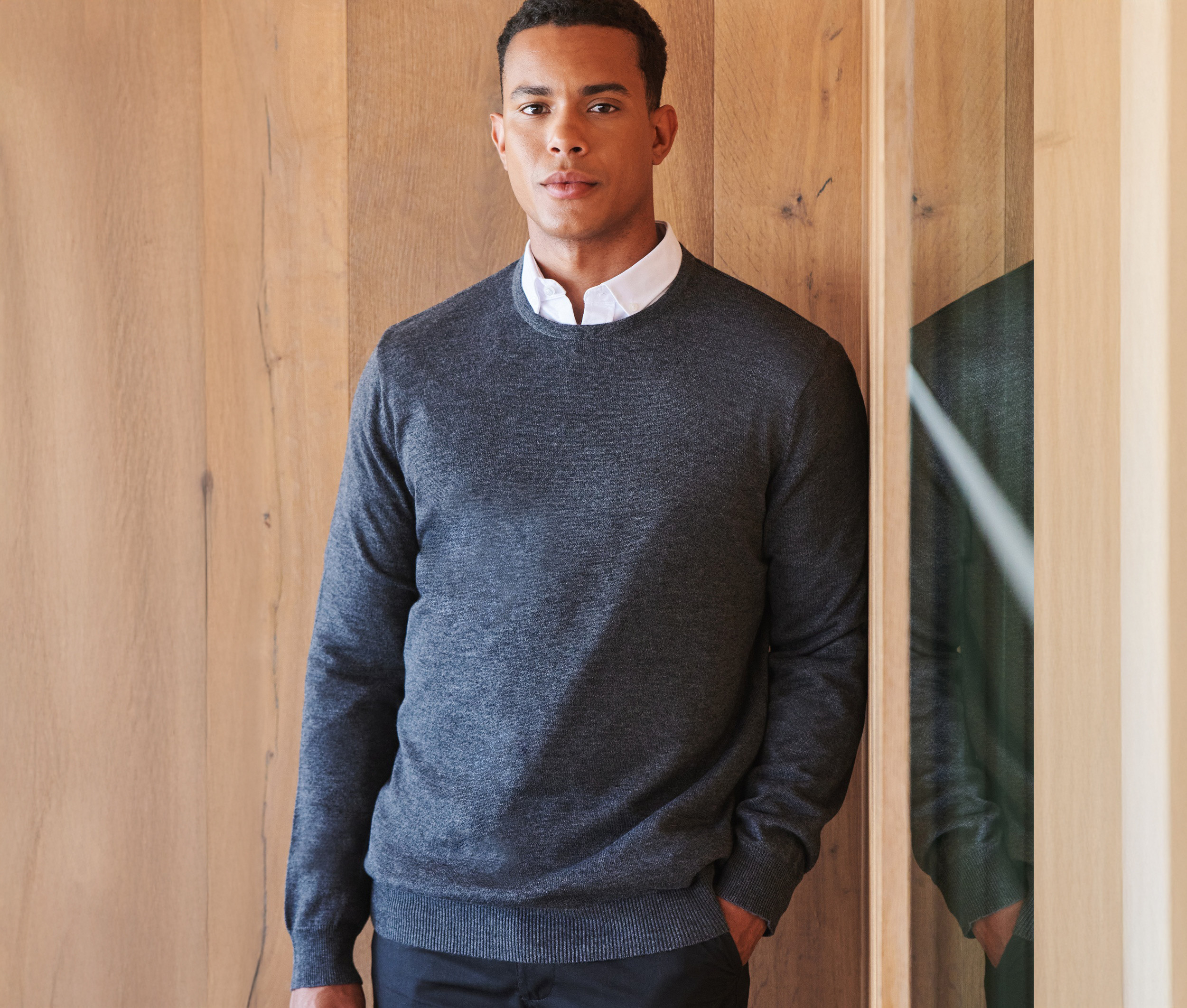 MEN'S CREW NECK JUMPER