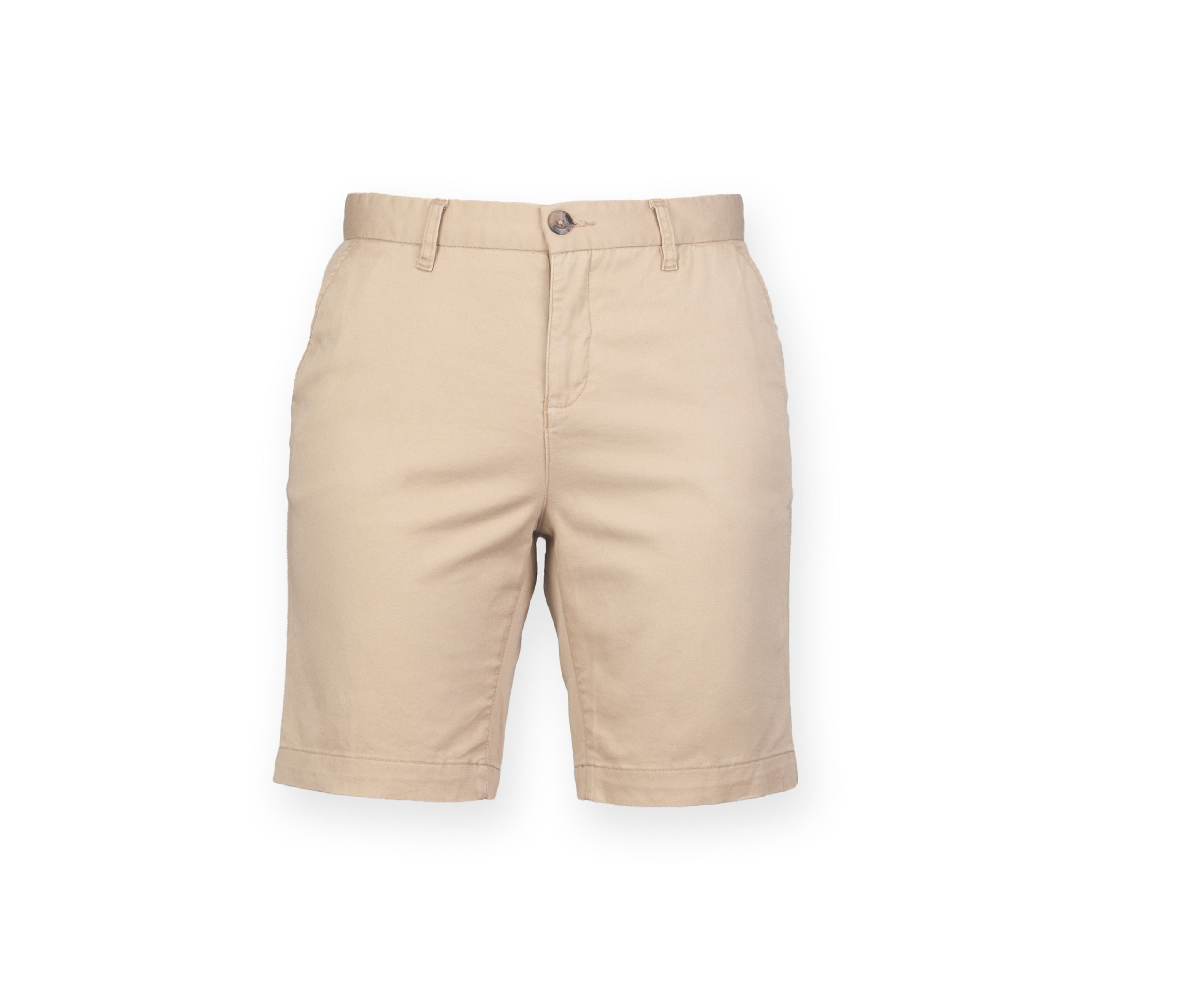 LADIES' STRETCH CHINO SHORTS