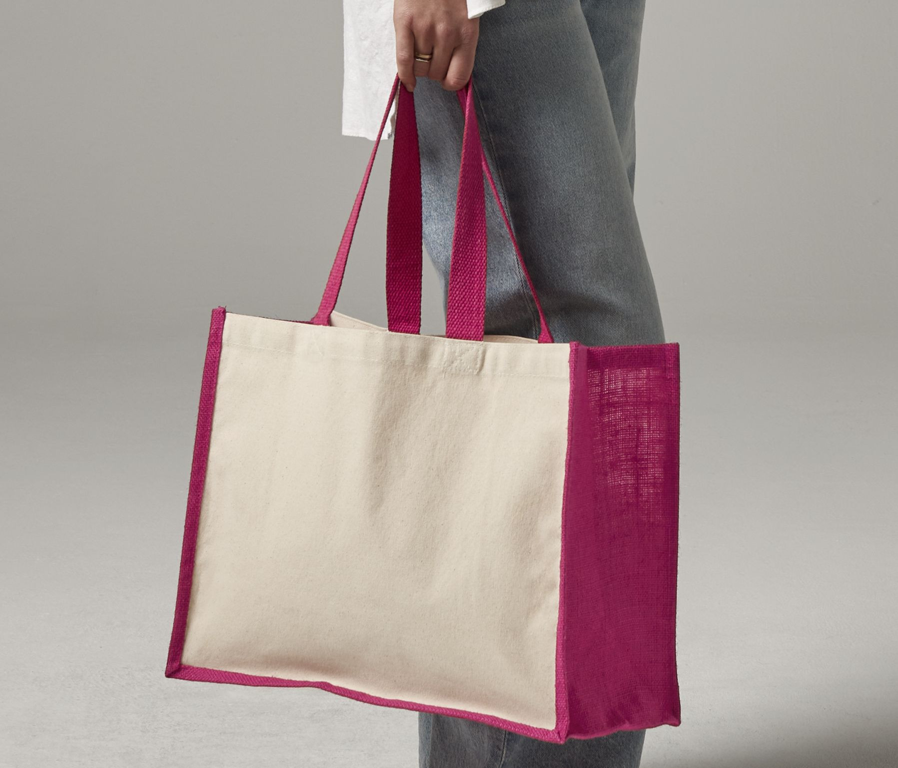 PRINTER'S JUTE CLASSIC SHOPPER