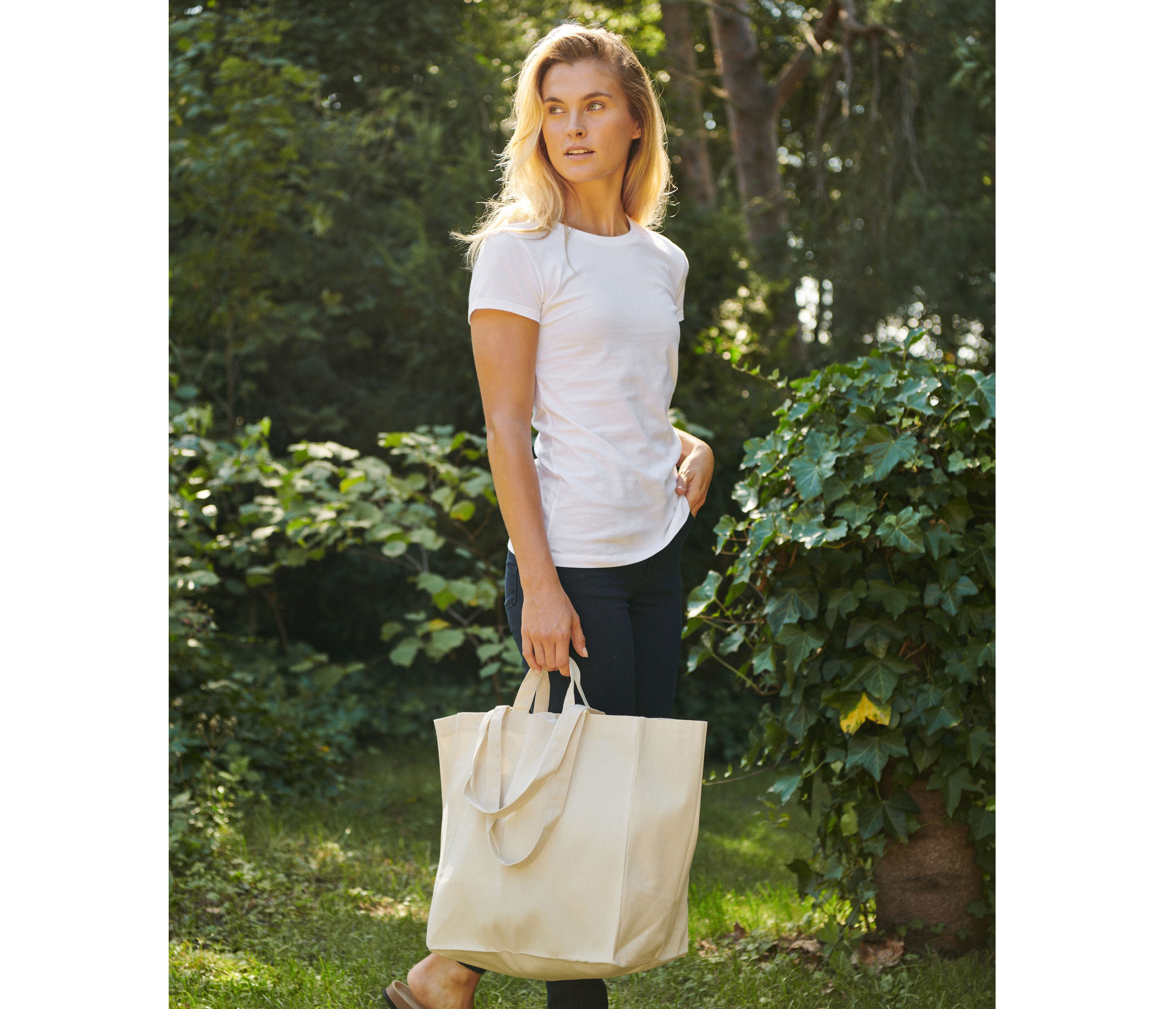 TWILL BAG WITH MULTIPLE HANDLES