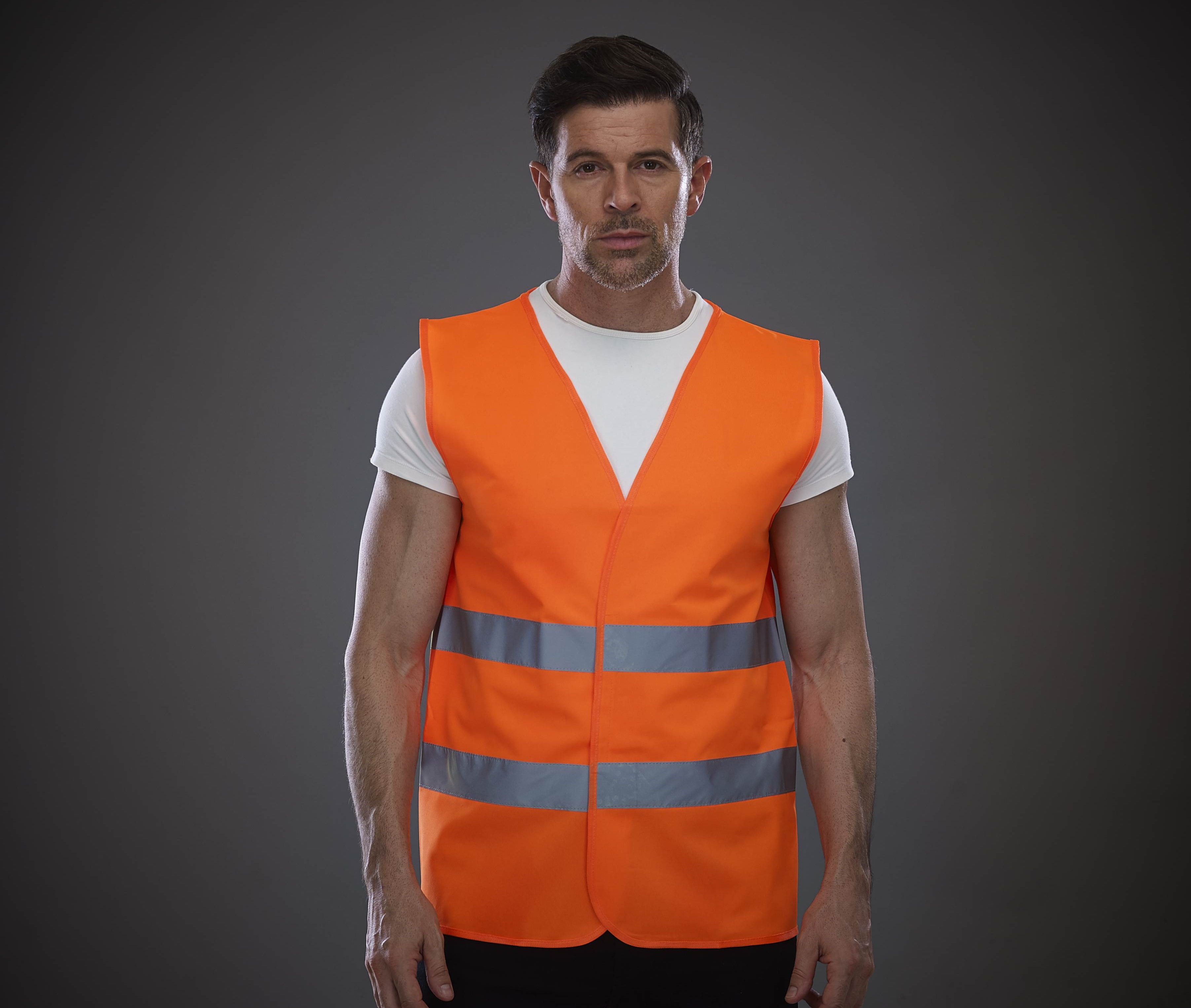 HI-VIS TWO BANDS WAISTCOAT