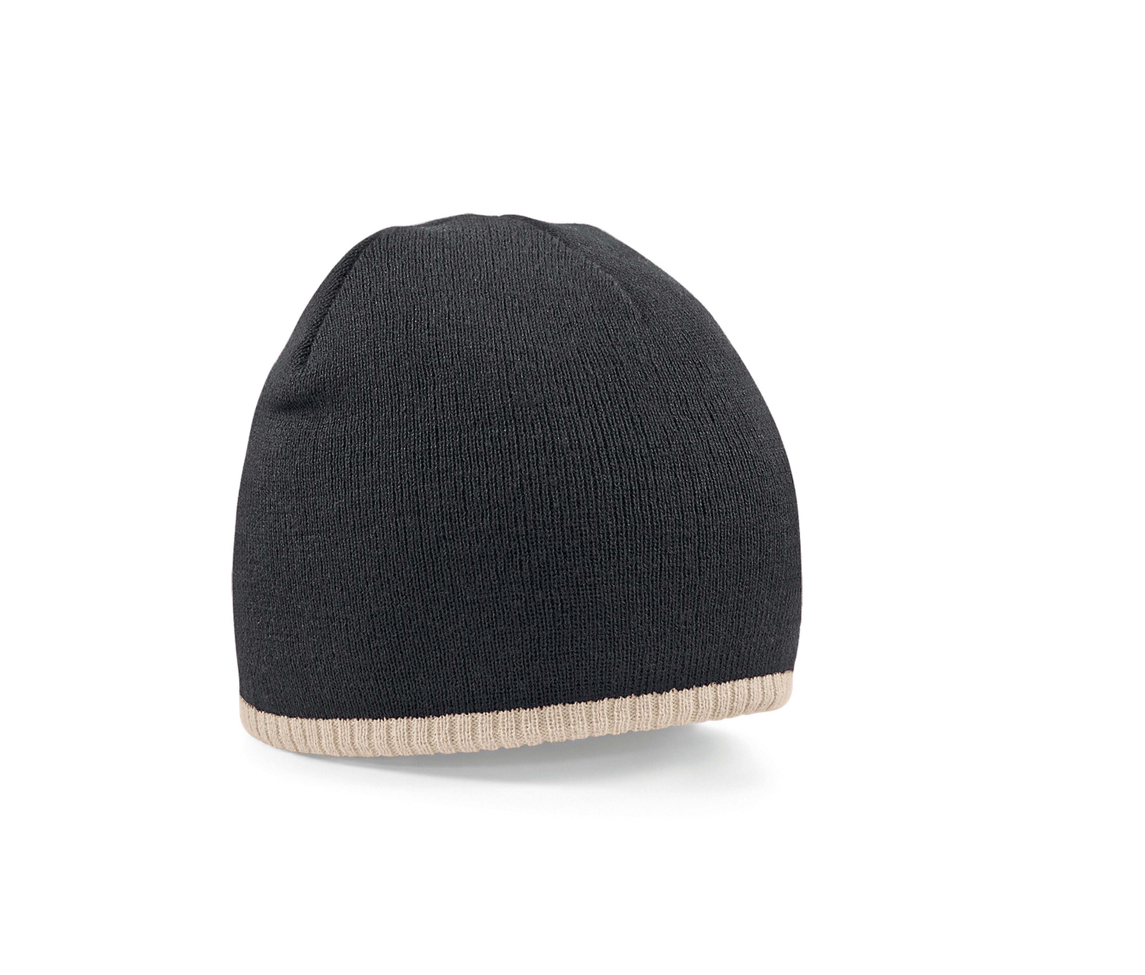 TWO-TONE PULL-ON BEANIE
