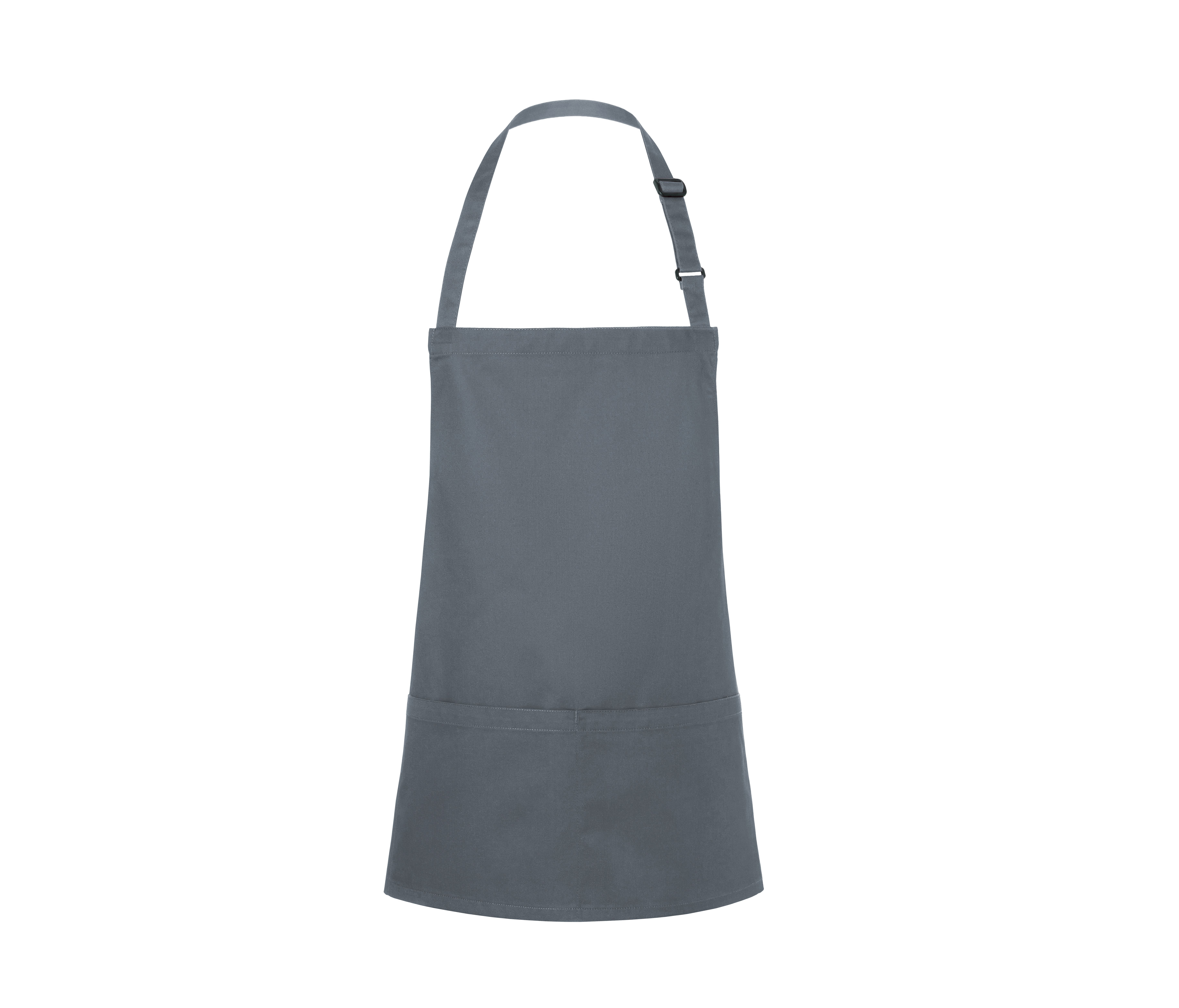SHORT BIB APRON BASIC WITH BUCKLE AND POCKET