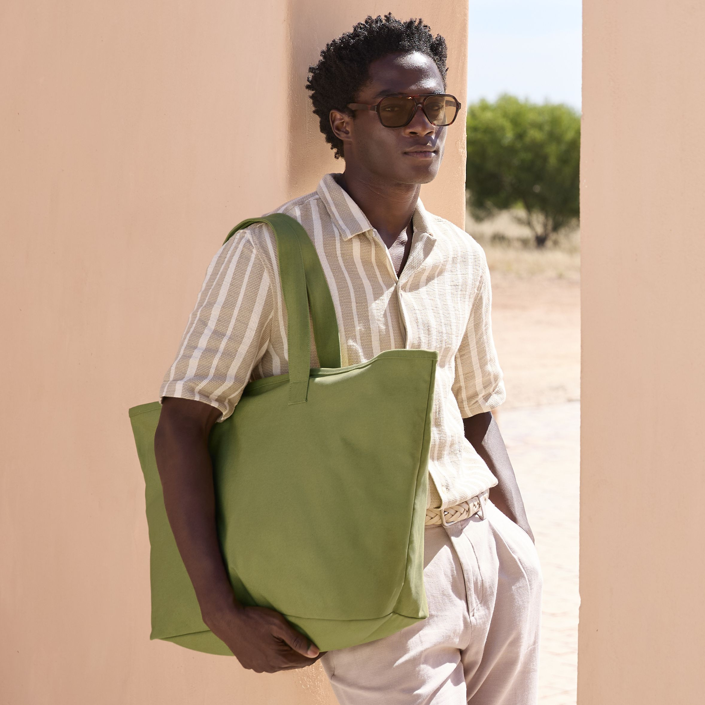 OVERSIZED HEAVY DUTY CANVAS TOTE BAG