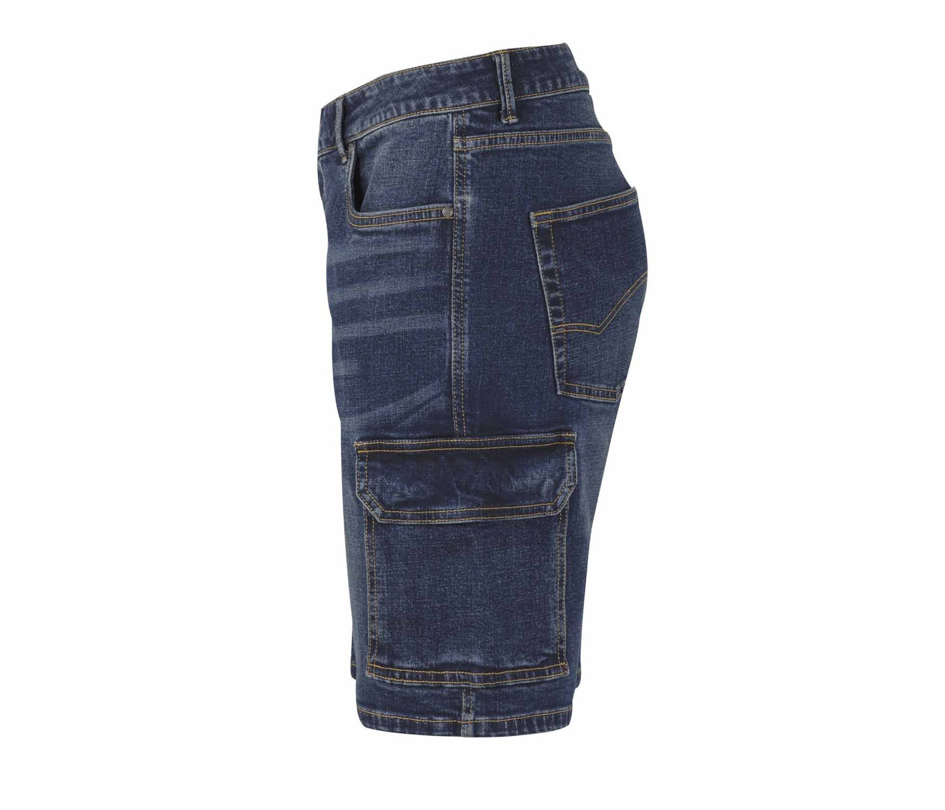 BERMUDA DENIM STRETCH MULTIPOCHES