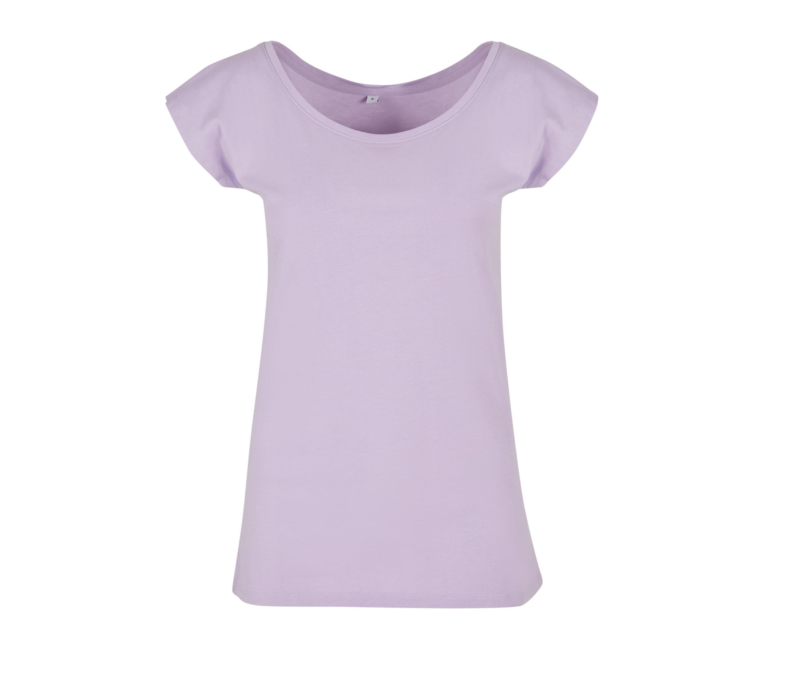 LADIES WIDE NECK TEE