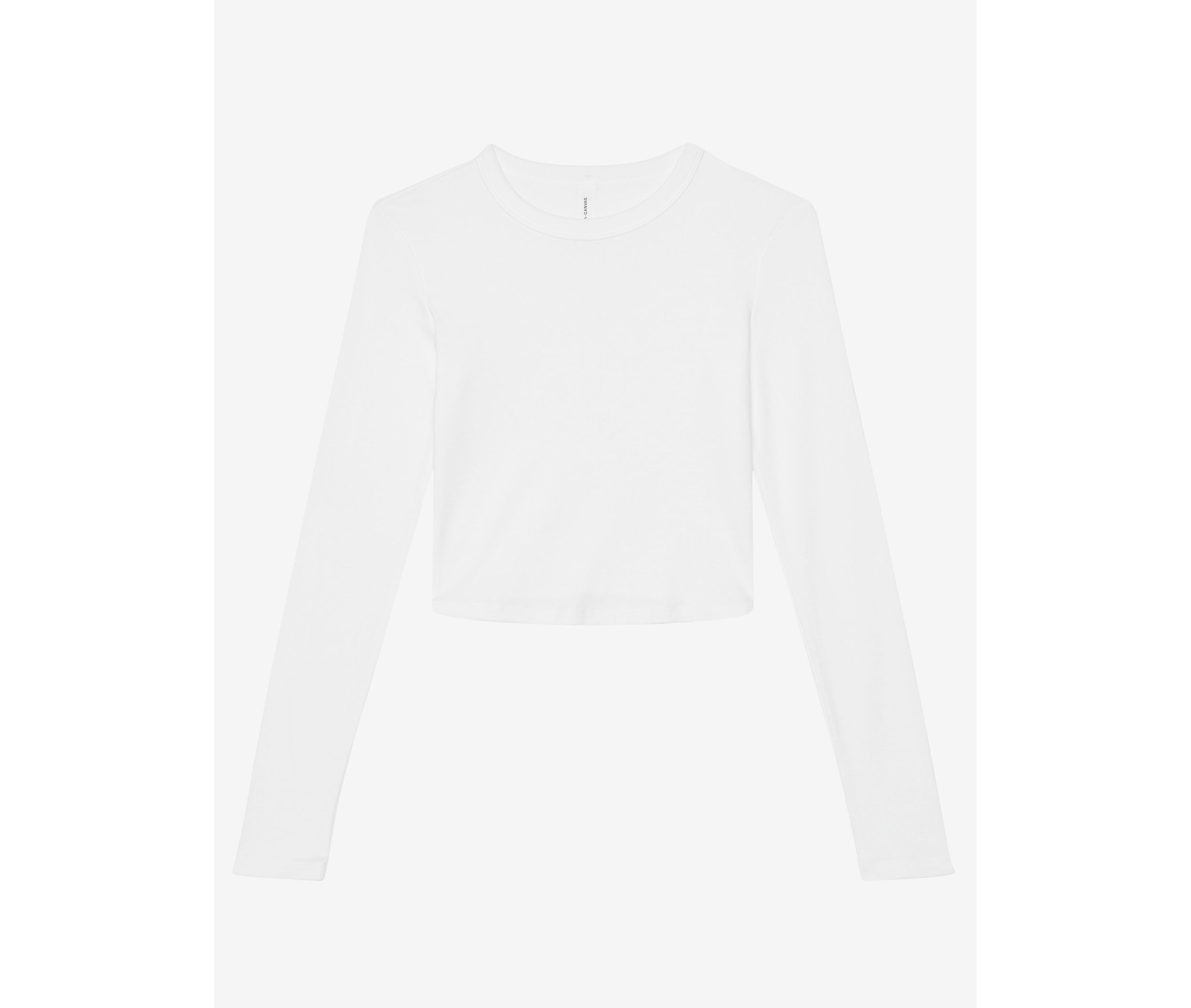 WOMEN'S MICRO RIB LONG SLEEVE BABY TEE