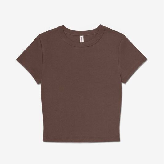 WOMEN'S MICRO RIB BABY TEE