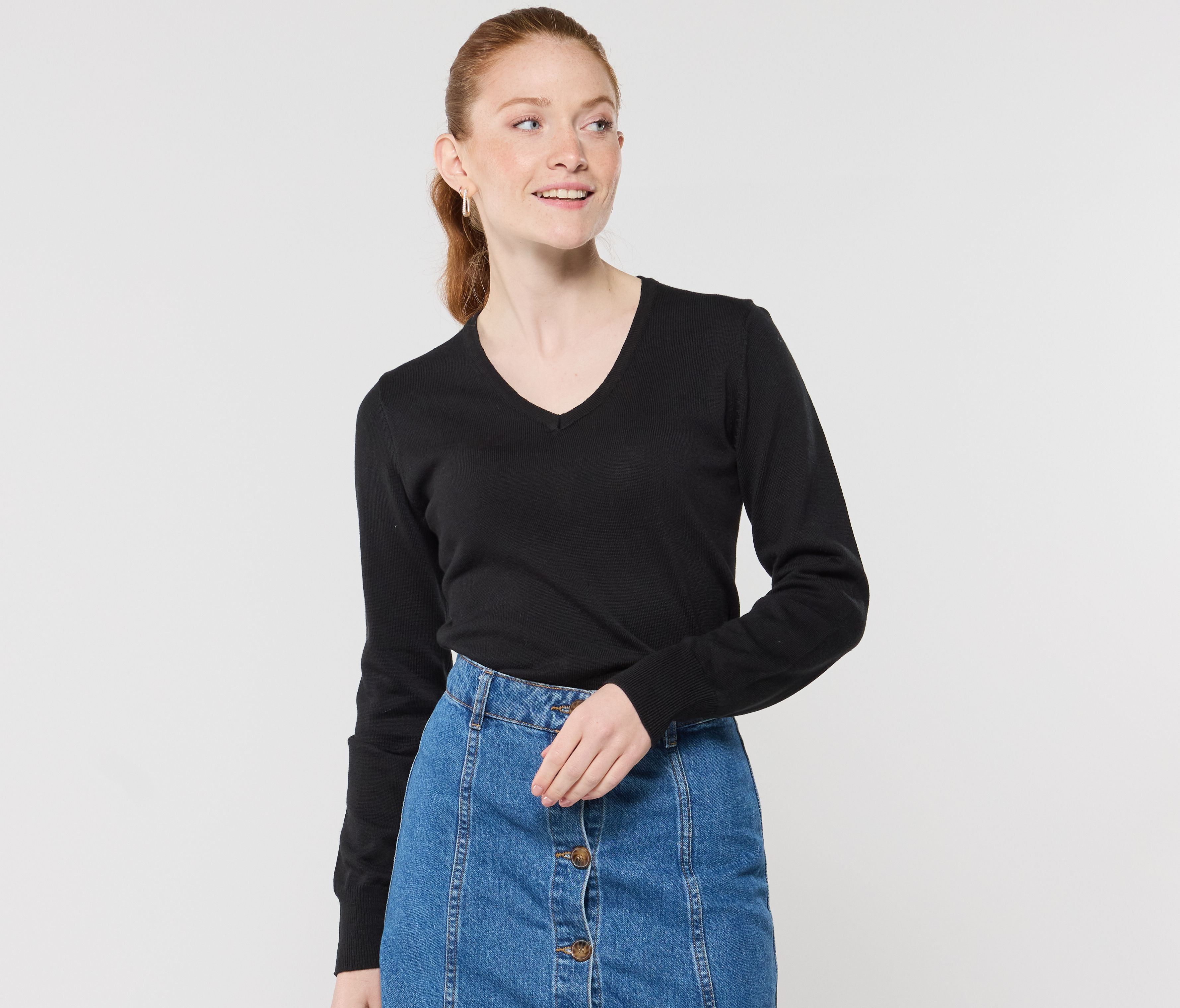 LADIES V NECK