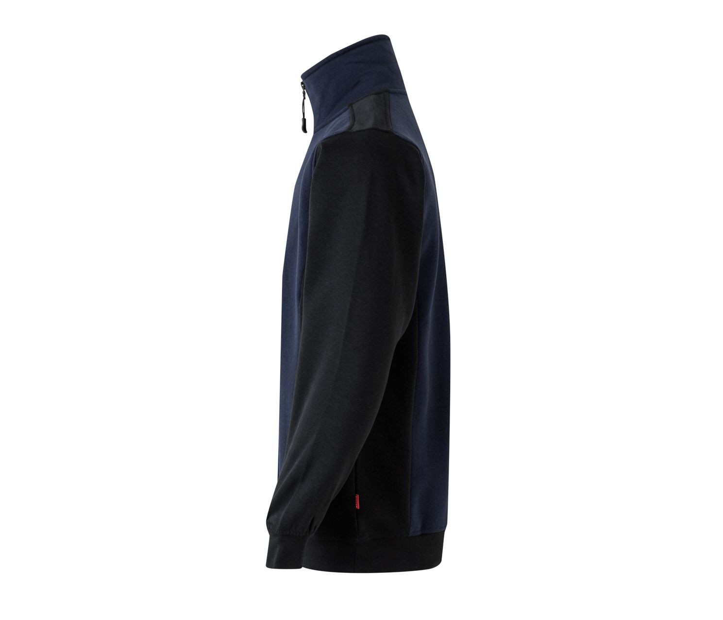 SWEAT BICOLORE COL ZIPPÉ