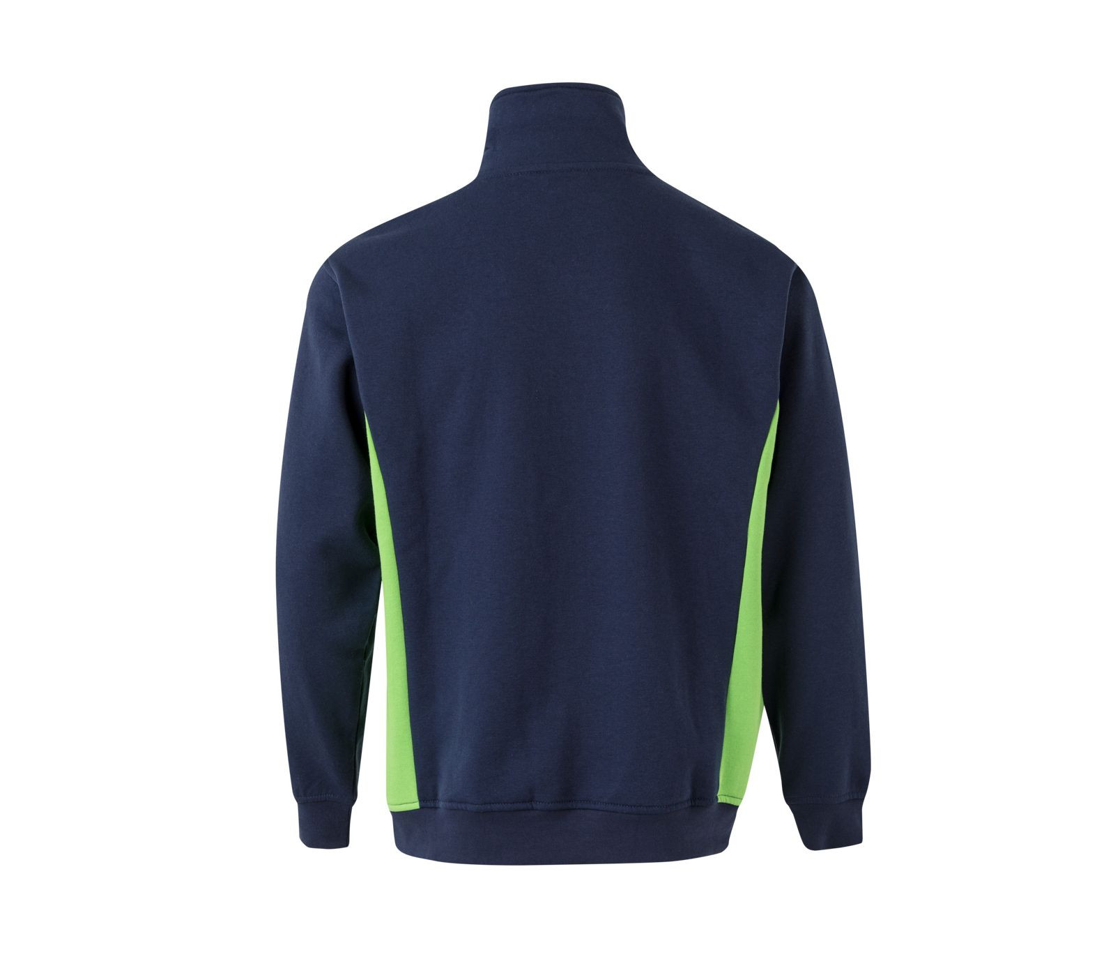 SWEAT BICOLORE COL ZIPPÉ