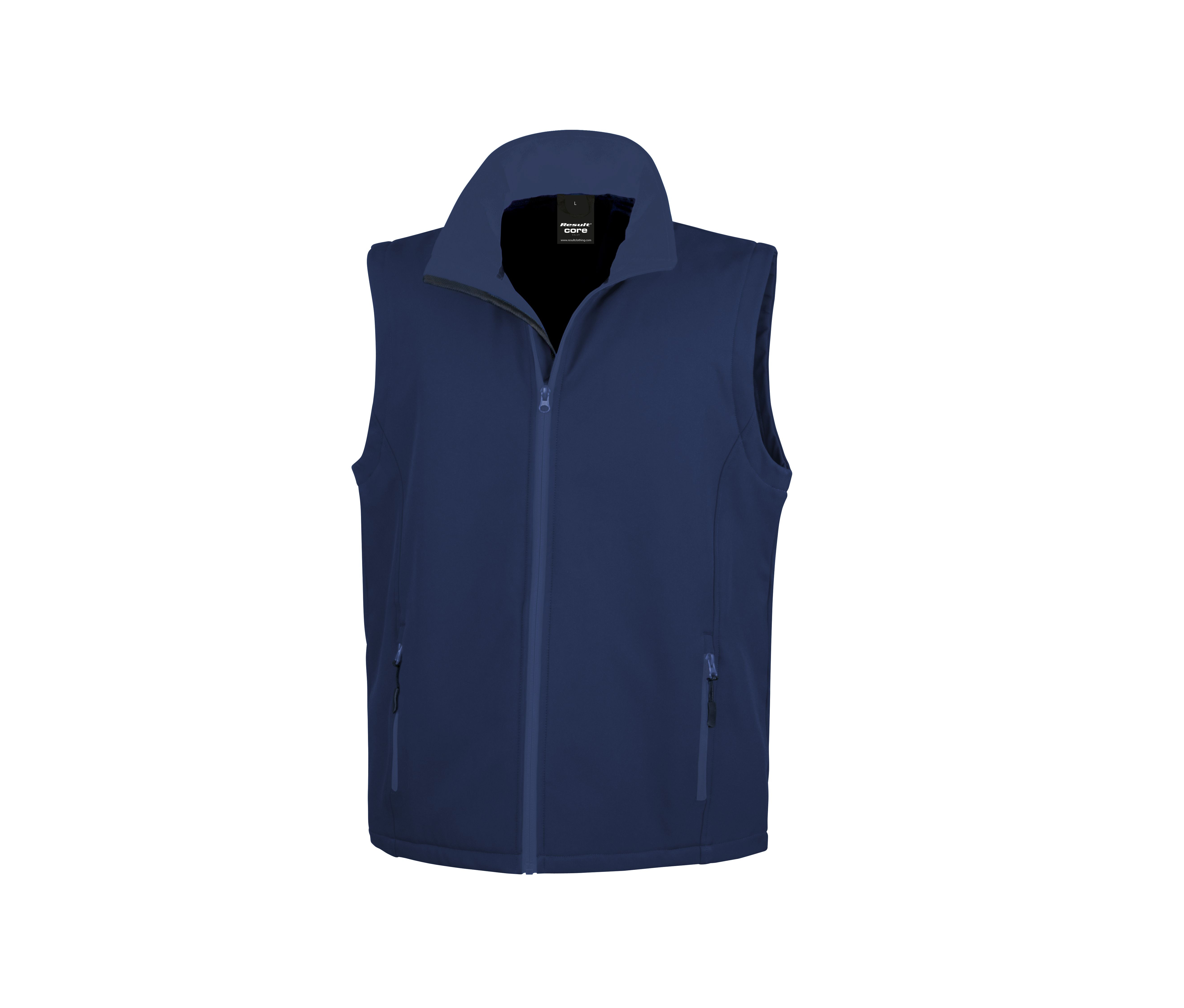 MENS PRINTABLE SOFTSHELL BODYWARMER