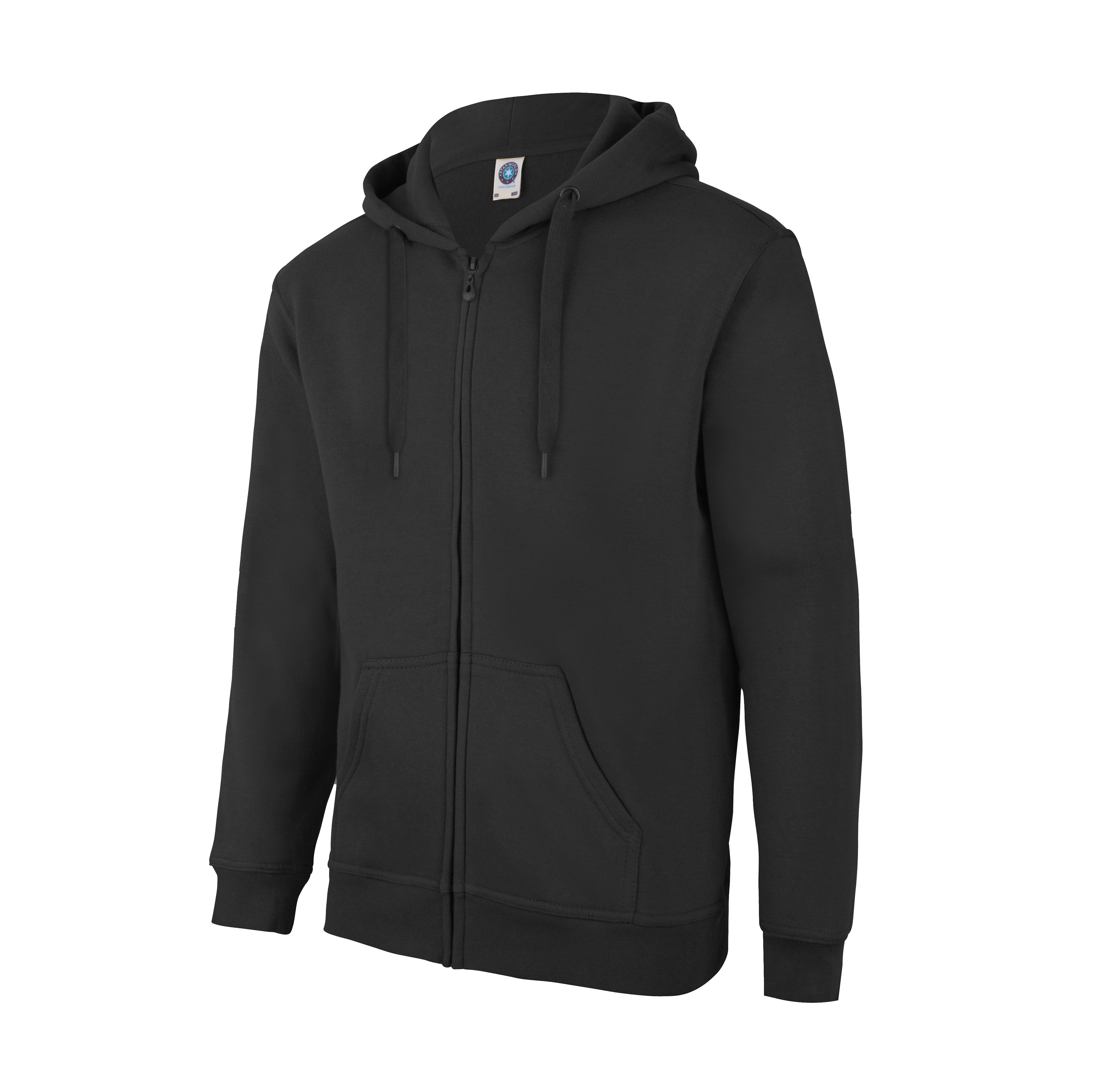 ZIP THROUGH HOODED