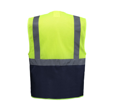 HI-VIS TOP COOL RECYCLED OPEN MESH EXECUTIVE WAISTCOAT