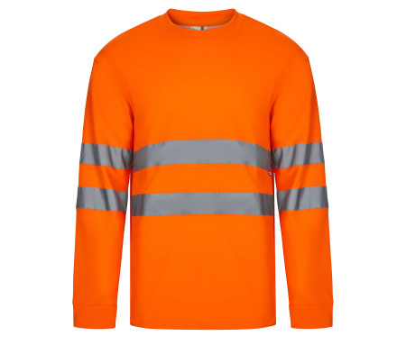 TEE-SHIRT ML EN COTON/POLYESTER HAUTE VISIBILITÉ