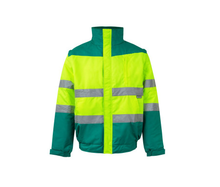 TWO-TONE HIGH VISIBILITY PADDED JACKET