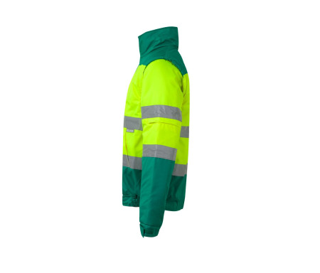 TWO-TONE HIGH VISIBILITY PADDED JACKET