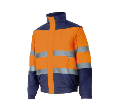 TWO-TONE HIGH VISIBILITY PADDED JACKET