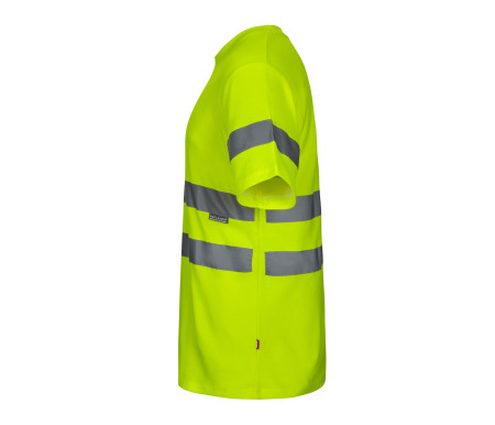 TEE-SHIRT EN COTON/POLYESTER HAUTE VISIBILITÉ